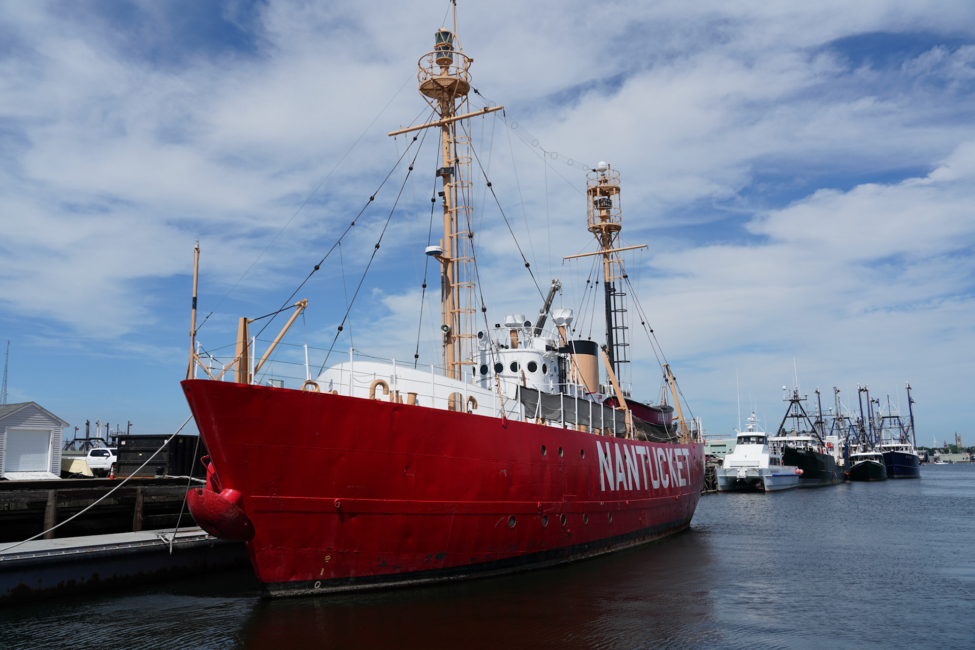 The station named Nantucket or Nantucket Shoals was served by a number of lightvessels (also termed lightships) that marked the hazardous Nantucket Shoals south of Nantucket Island. The vessels, given numbers as their "name," had the station name painted on their hulls when assigned to the station. Several ships have been assigned to the Nantucket Shoals lightship station and have been called Nantucket. It was common for a lightship to be reassigned and then have the new station name painted on the hull. The Nantucket station was a significant US lightship station for transatlantic voyages. Established in 1854, the station marked the limits of the dangerous Nantucket Shoals. She was the last lightship seen by vessels departing the United States, as well as the first beacon seen on approach. The position was 40 miles (64 km)[clarification needed] southeast of Nantucket Island, the farthest lightship in North America, and experienced clockwise rotary tidal currents.[1]