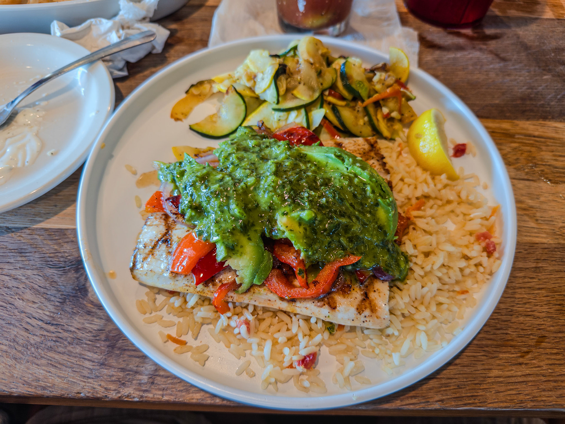 Grilled Mahi Mahi with Chimicuri Sauce