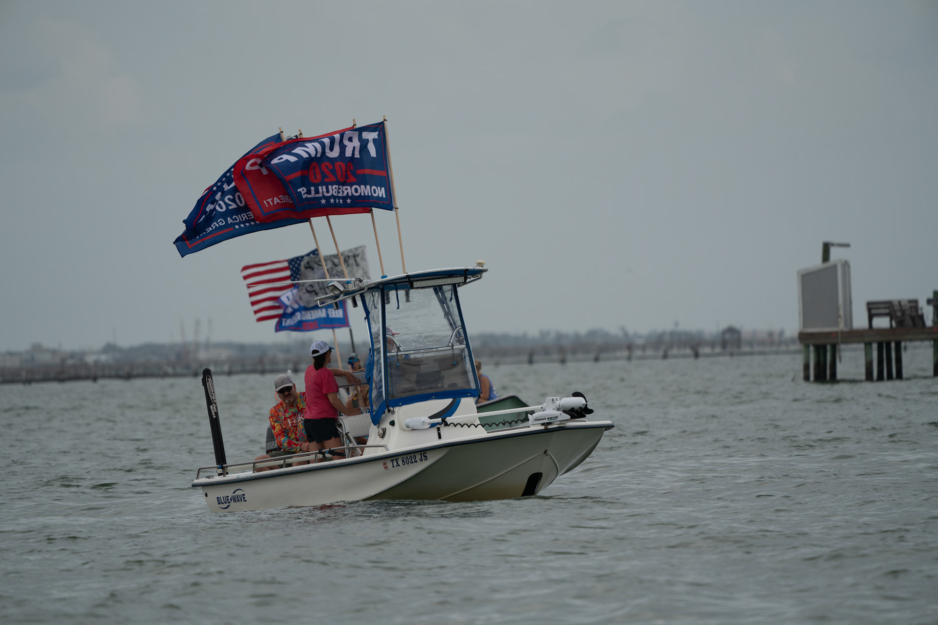 Trump Rockport to Port Aransas boat Parade 2020
