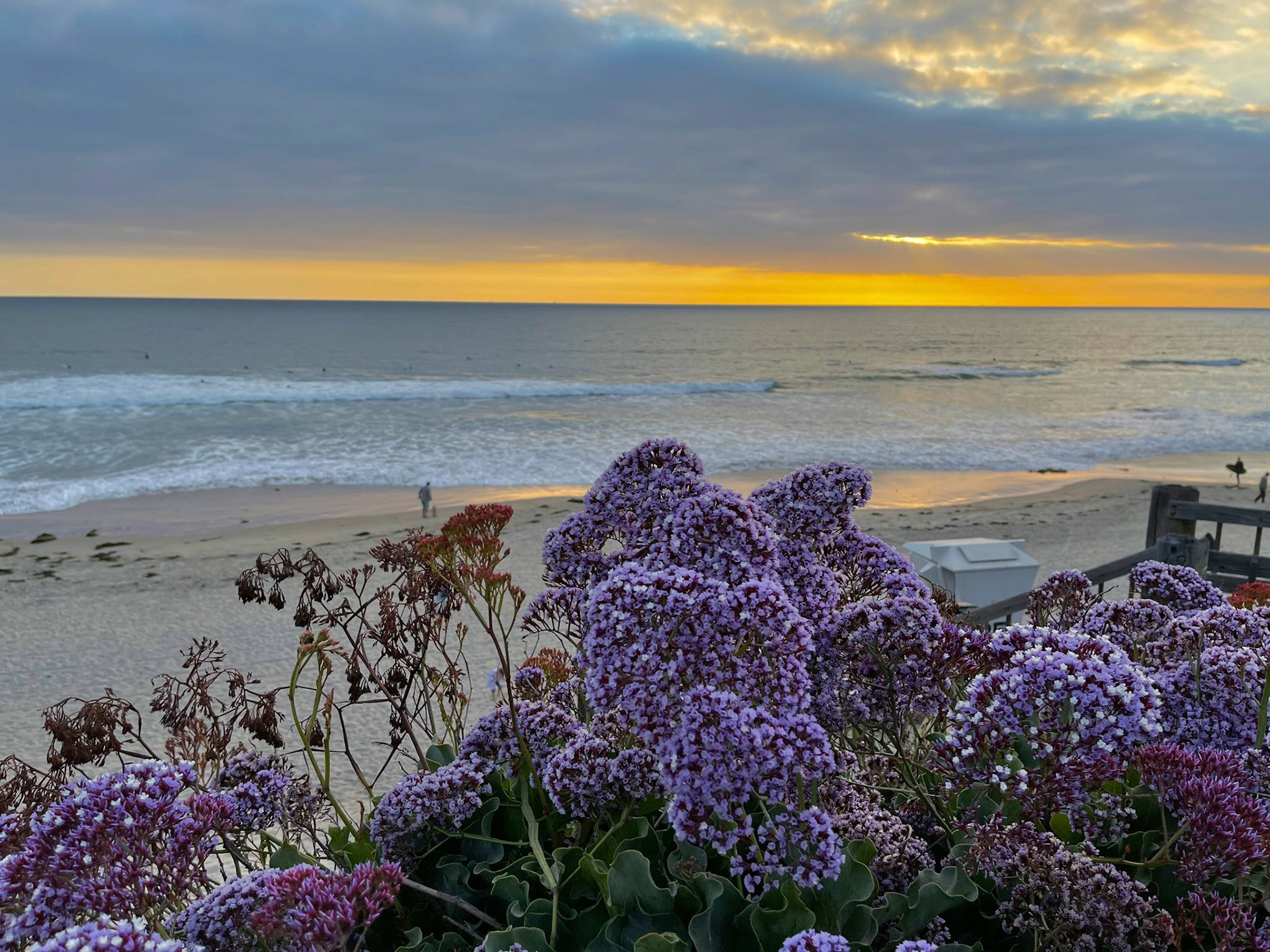 Sunset on Pacific Beach