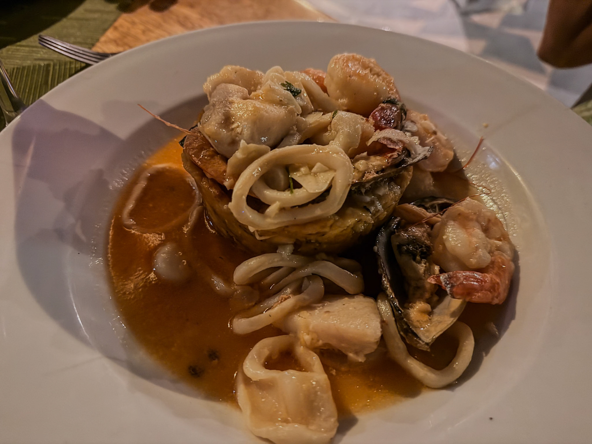 Seafood Mofongo