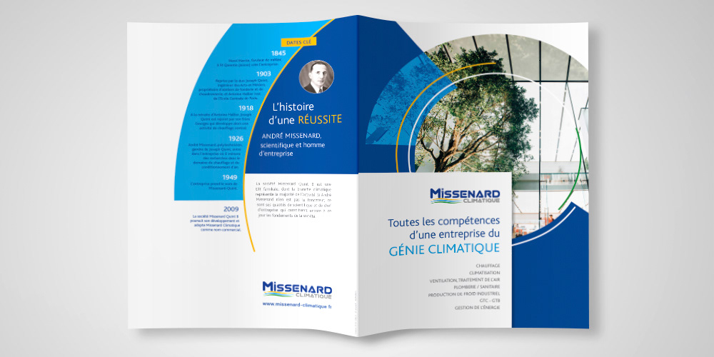 4 pages A4 pour la société MISSENARD