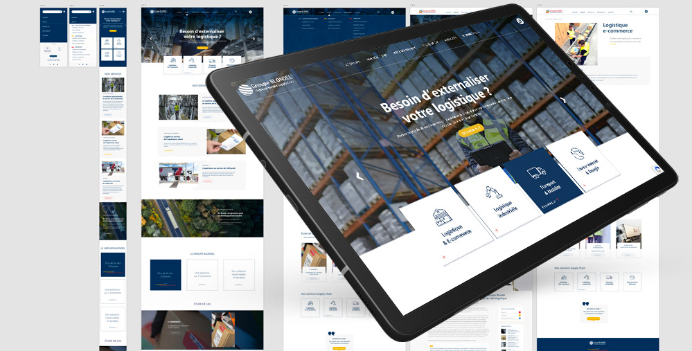 MAQUETTE XD POUR LA REFONTE DU SITE BLONDEL