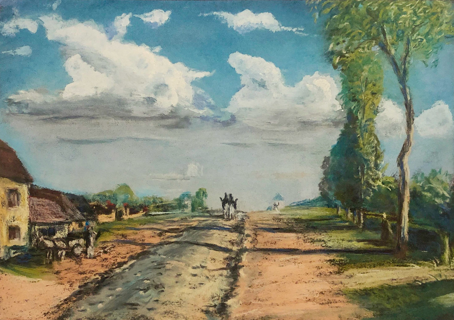 Camille Pissarro, Route de Versailles (Rocquencourt) (1871)