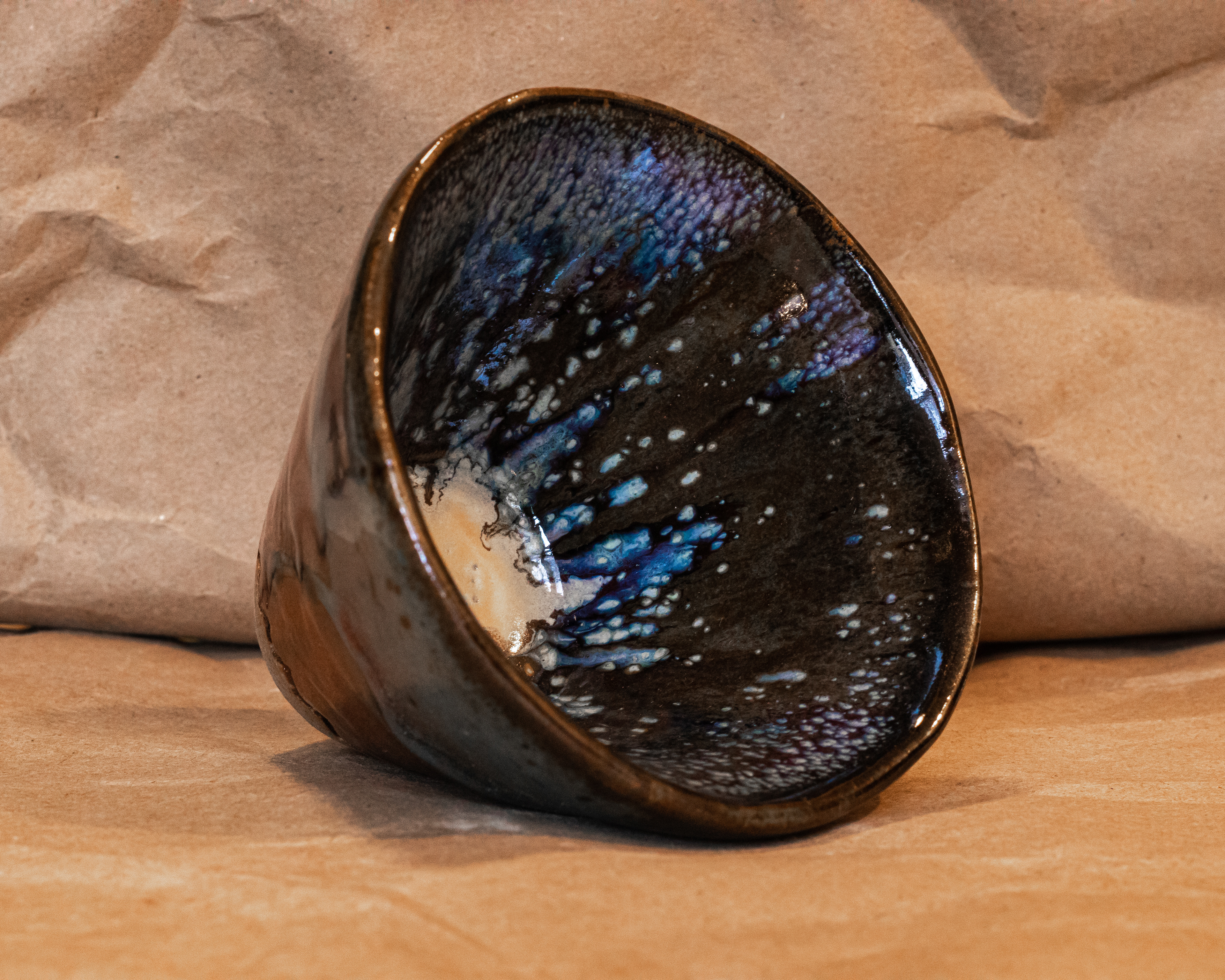 Mountain Top Vessel, High-Fire Ceramic, 2021