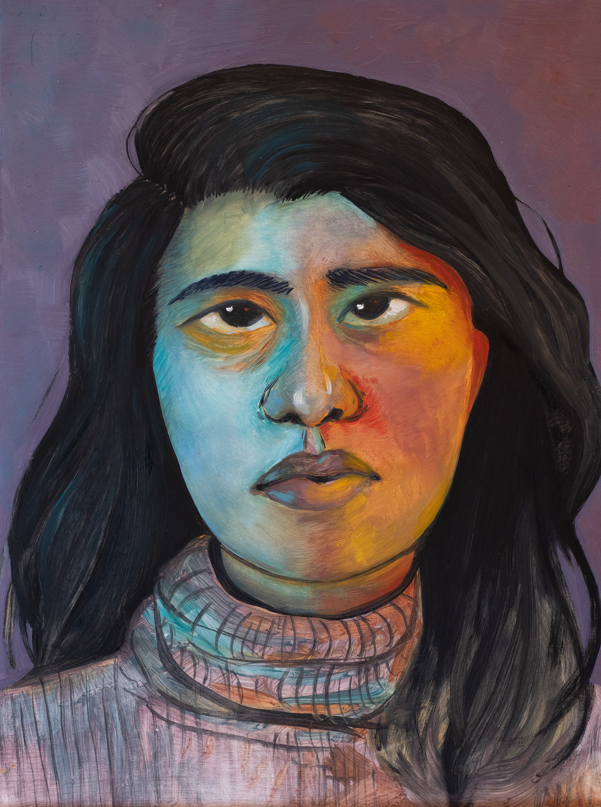 Connie, Oil on Canvas Board, 2021