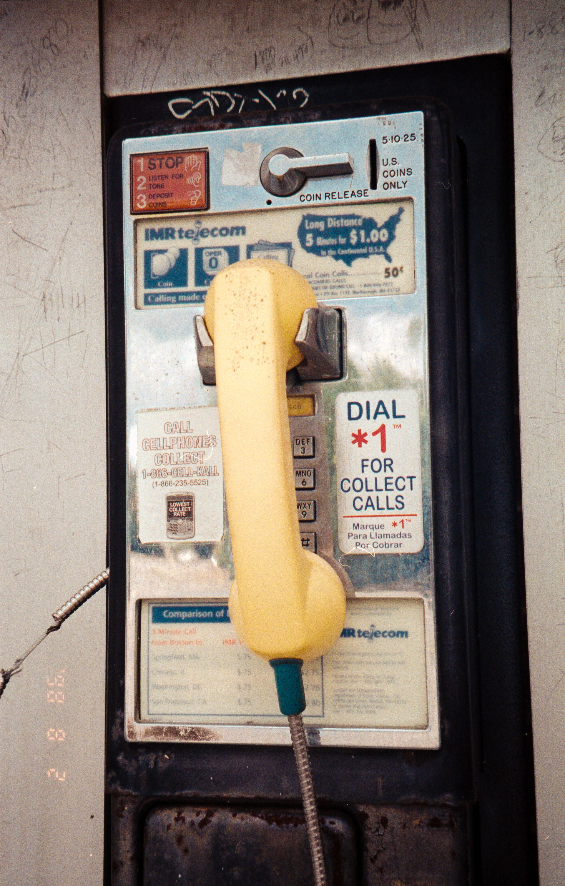 Payphone Detail, Gold 200, Canon Sureshot Zoom 105, 2020