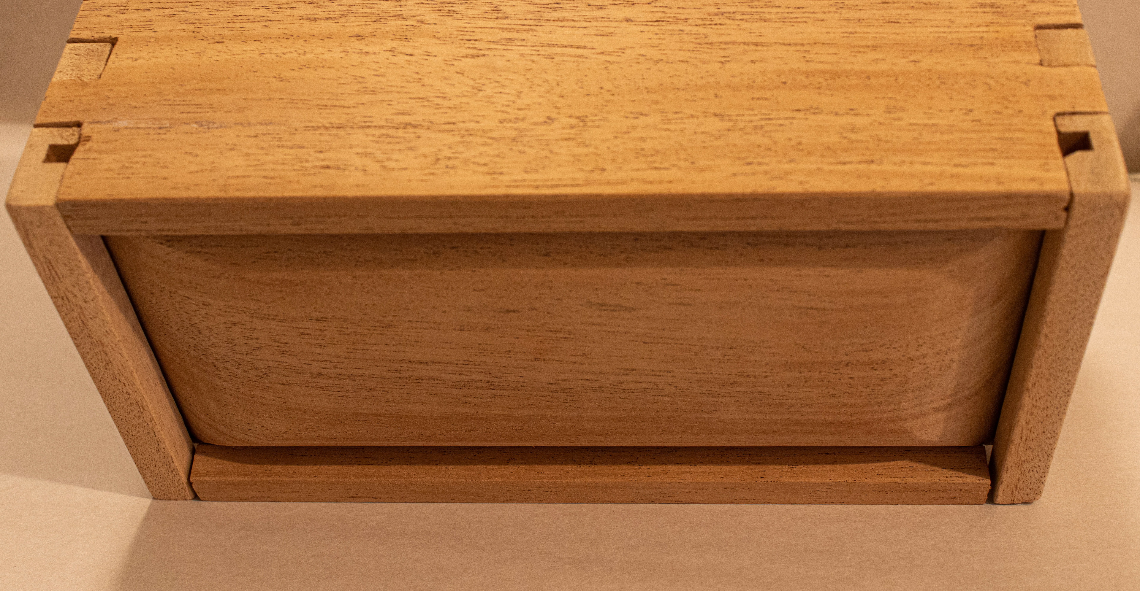 African Mahogany Box with Hand-Cut Joints, 2021