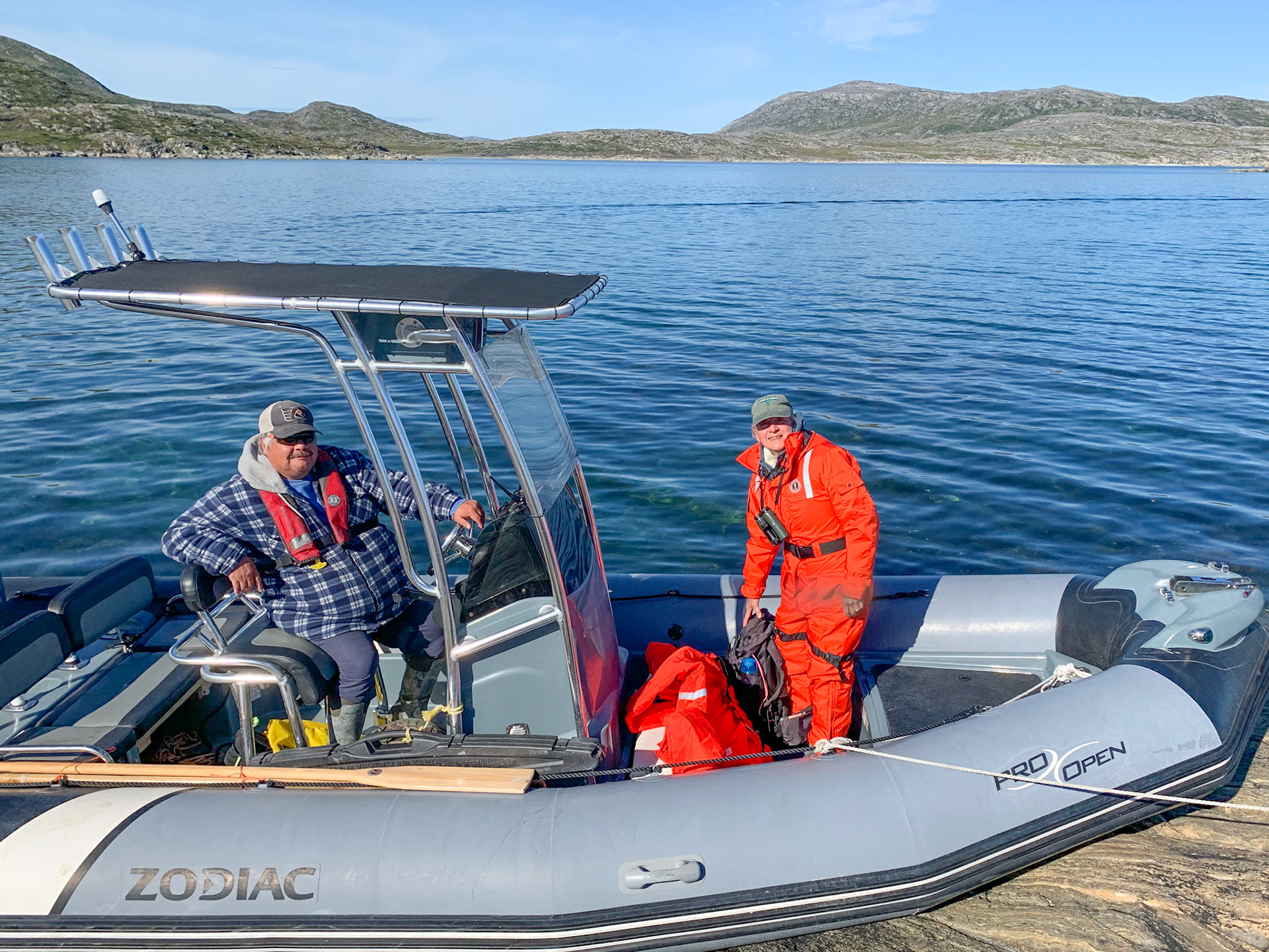 Zodiac ride back to Base Camp, Torngats, NL