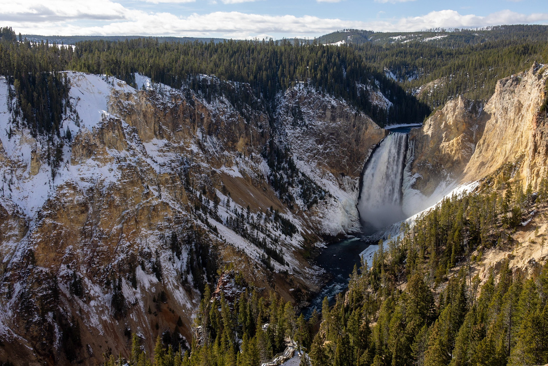 Lower Yellowston Falls NP WY