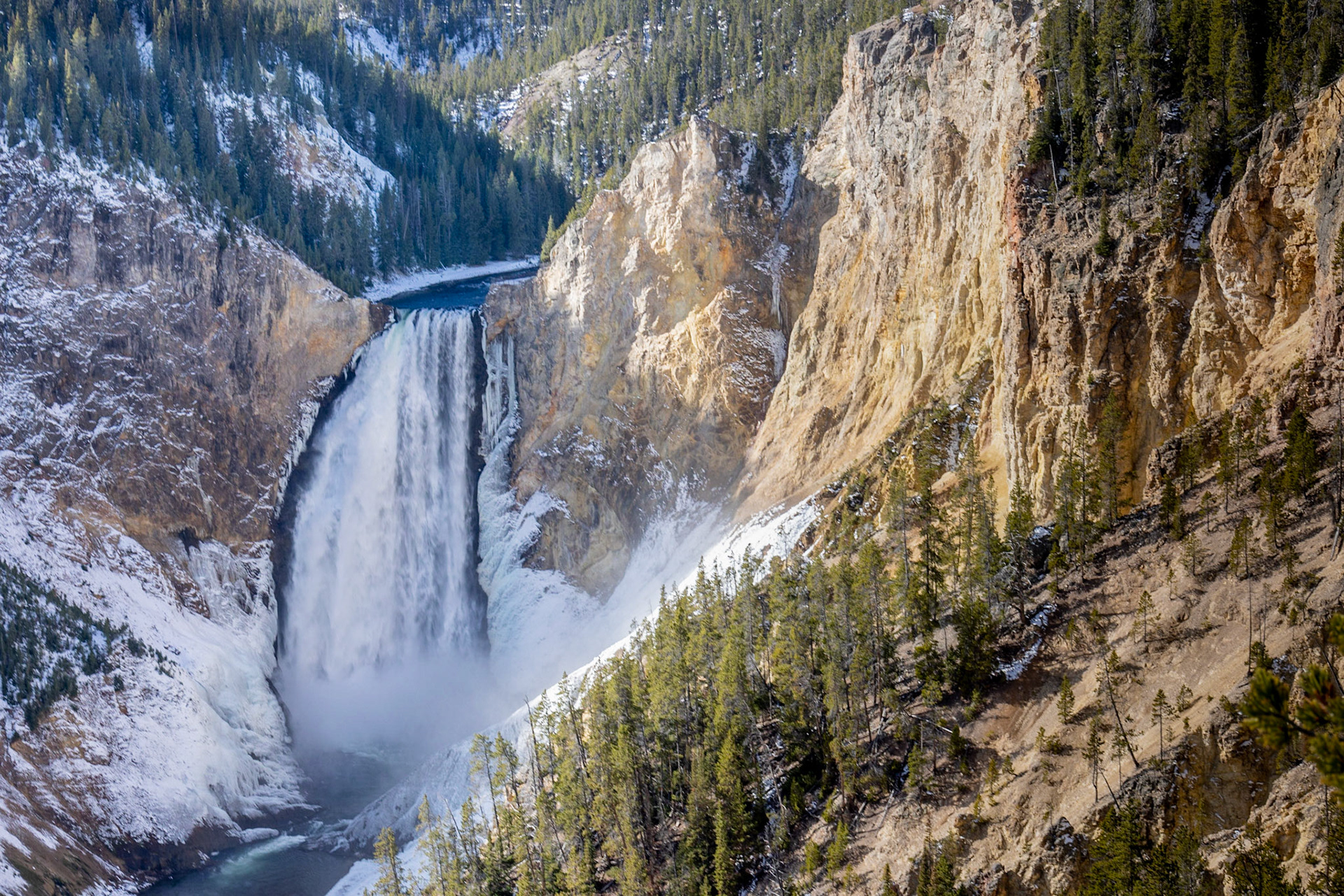 Lower Yellowston Falls NP WY