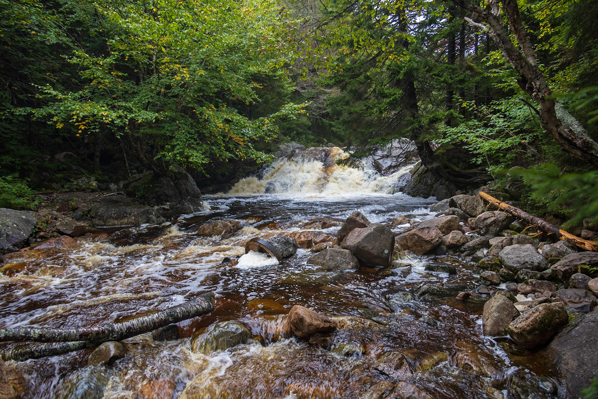 Long Beach Brook Falls, NB
