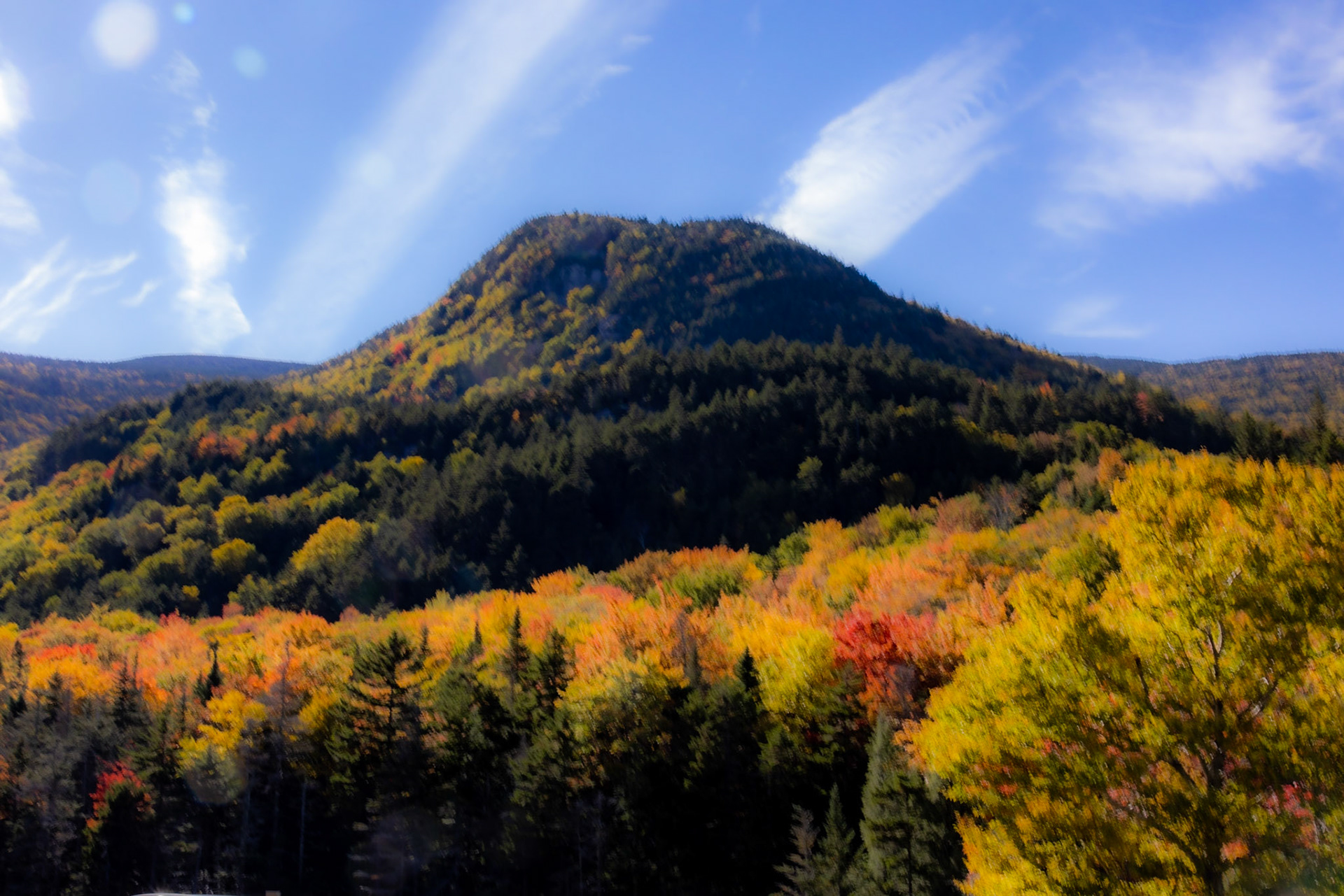 Oops, Watercolor, Lost River GOrge, NH