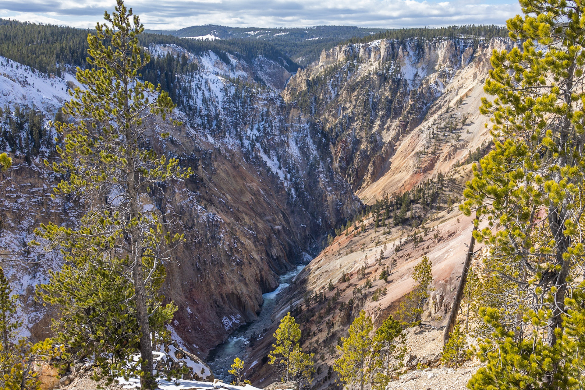 Upper Yellowston Falls NP WY