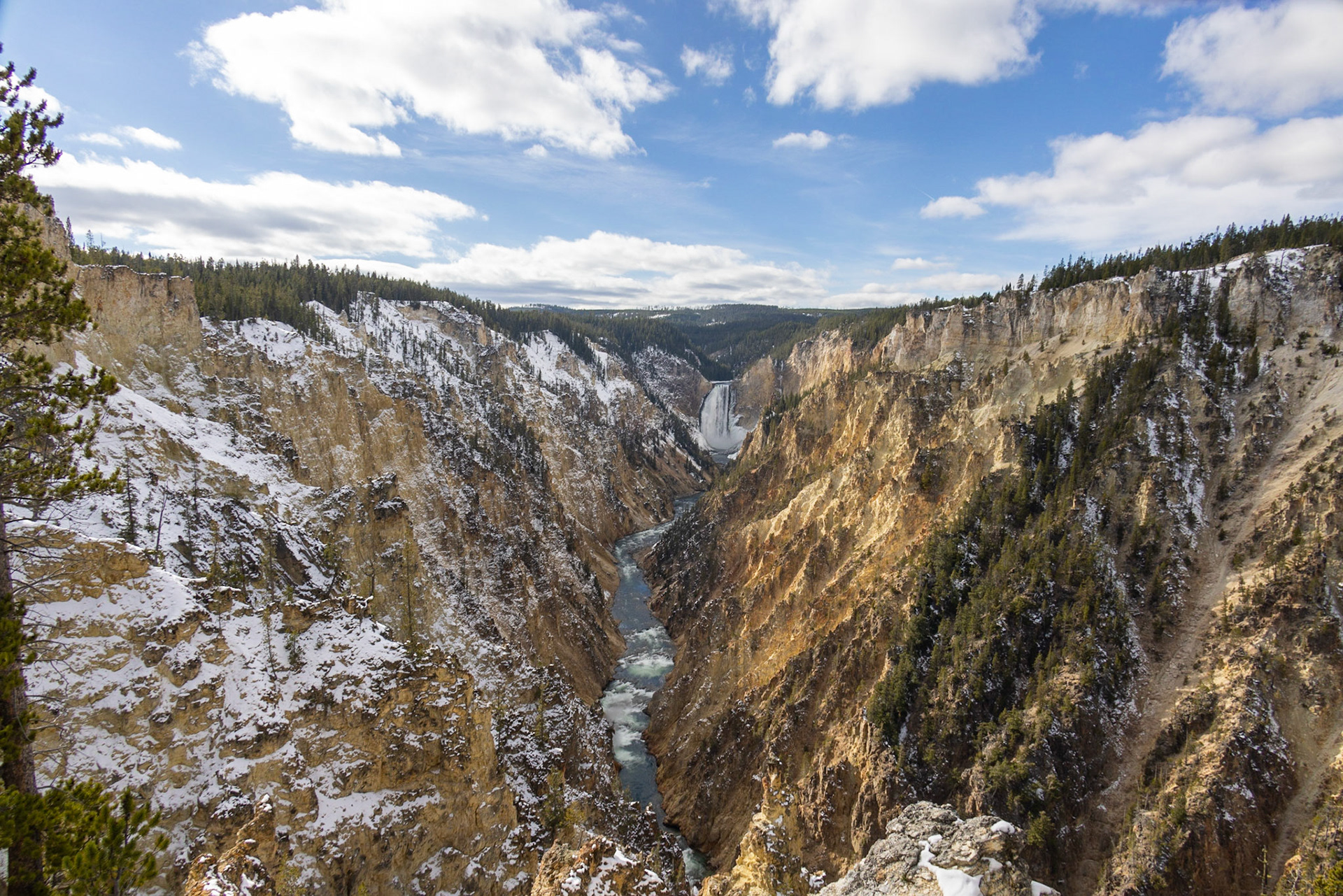 Artist Point Yellowstone NP WY