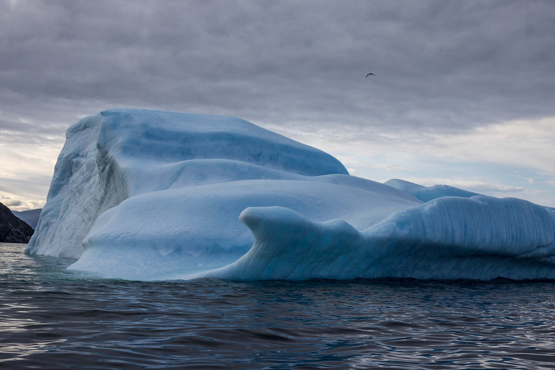 Zodiac ride back to Base Camp, Torngats, NL