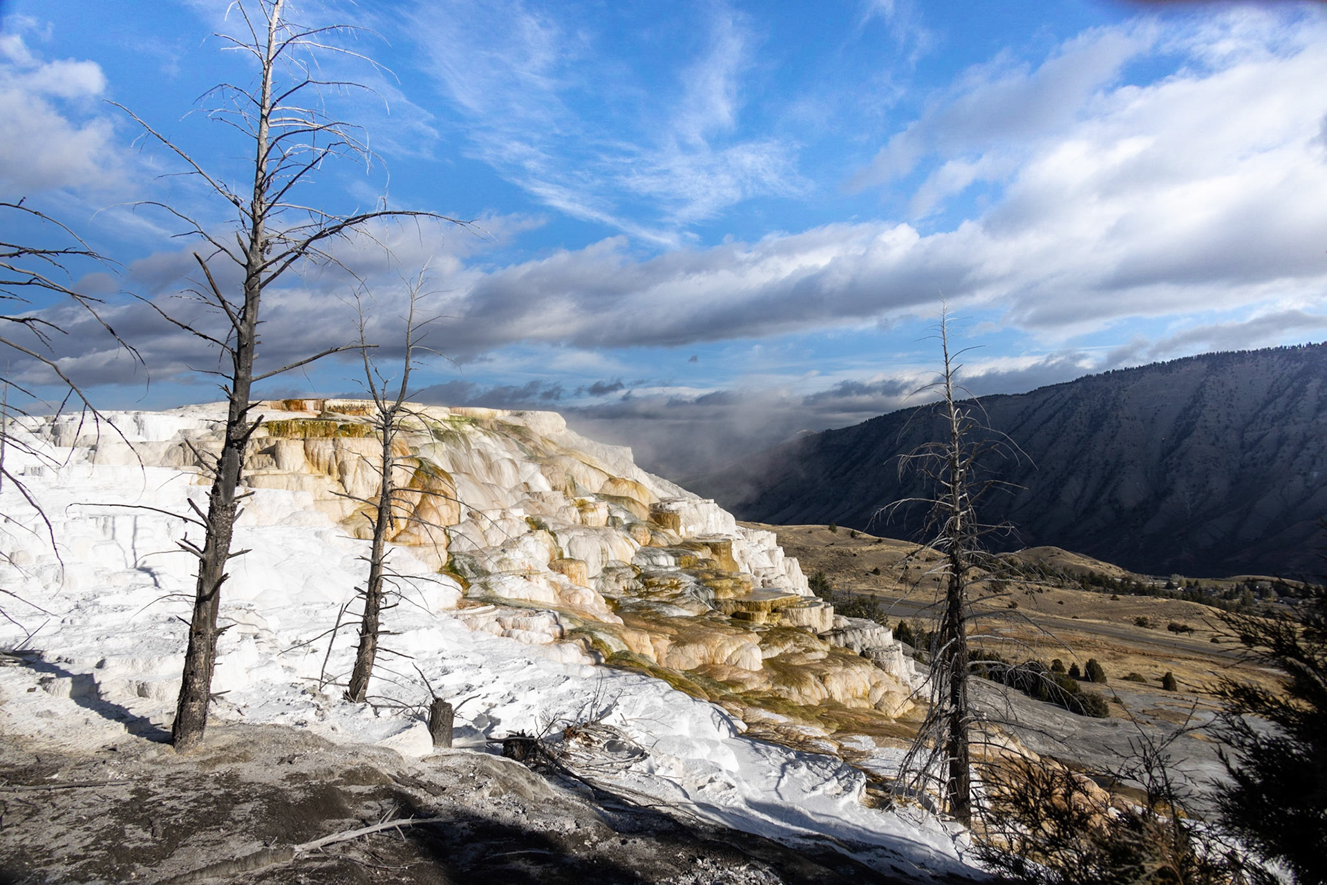 Mammoth Hot Springs, Yellowstone NP WY