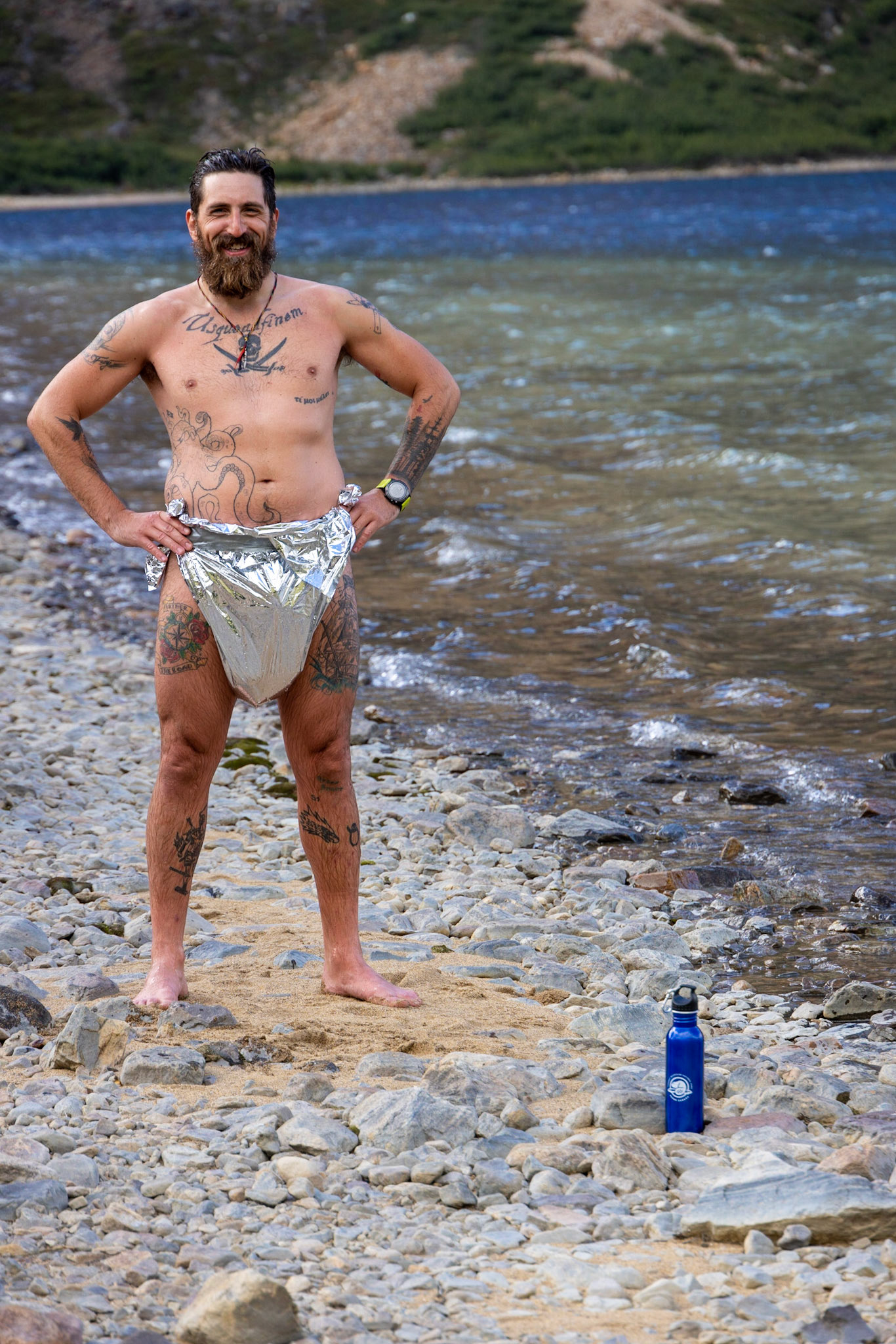 Improvised Swim Suit