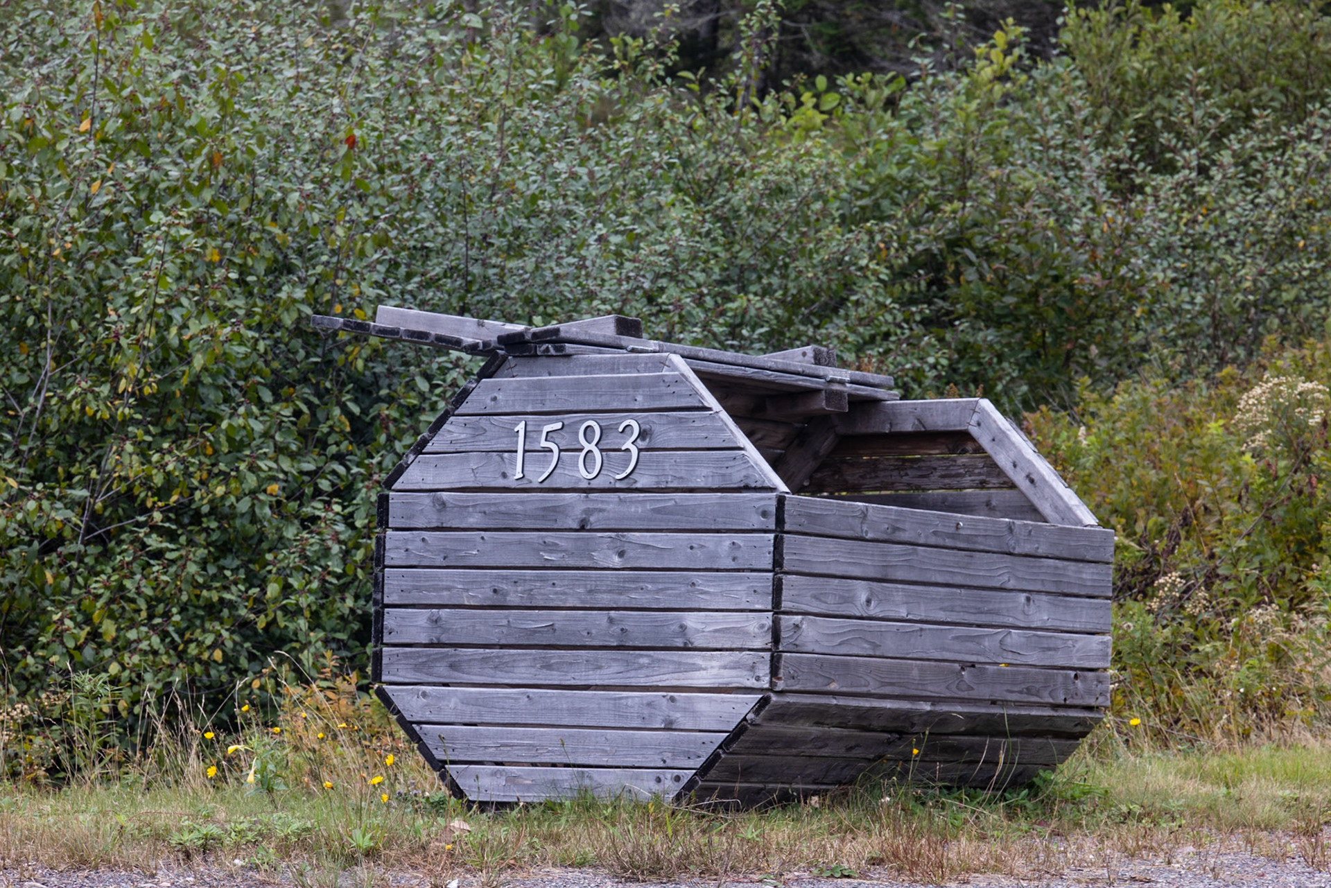 Typical Trash Pickup Recepticle Maritimes