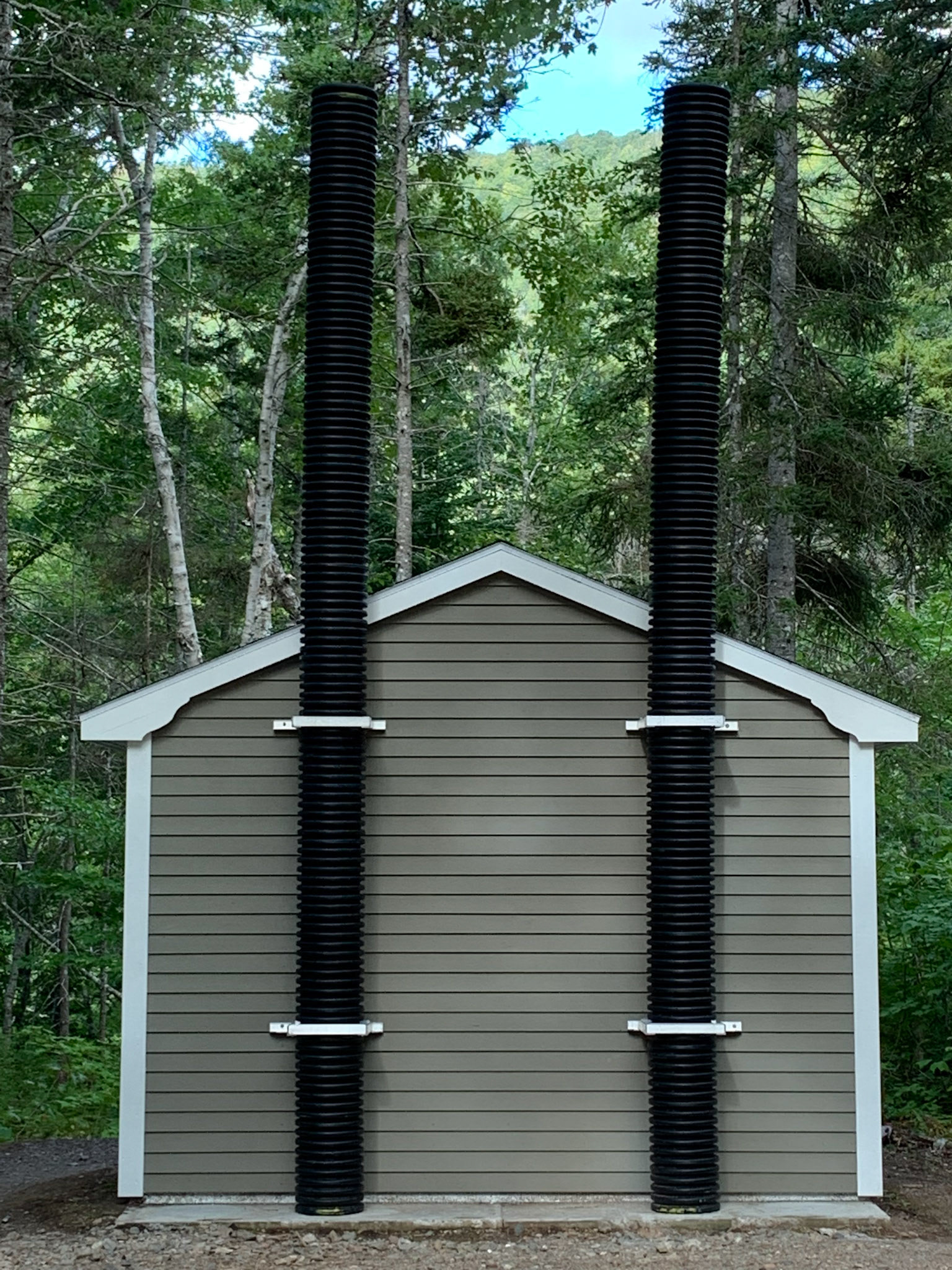 Aspey Trailhead Restoom, Cabot Trail NS