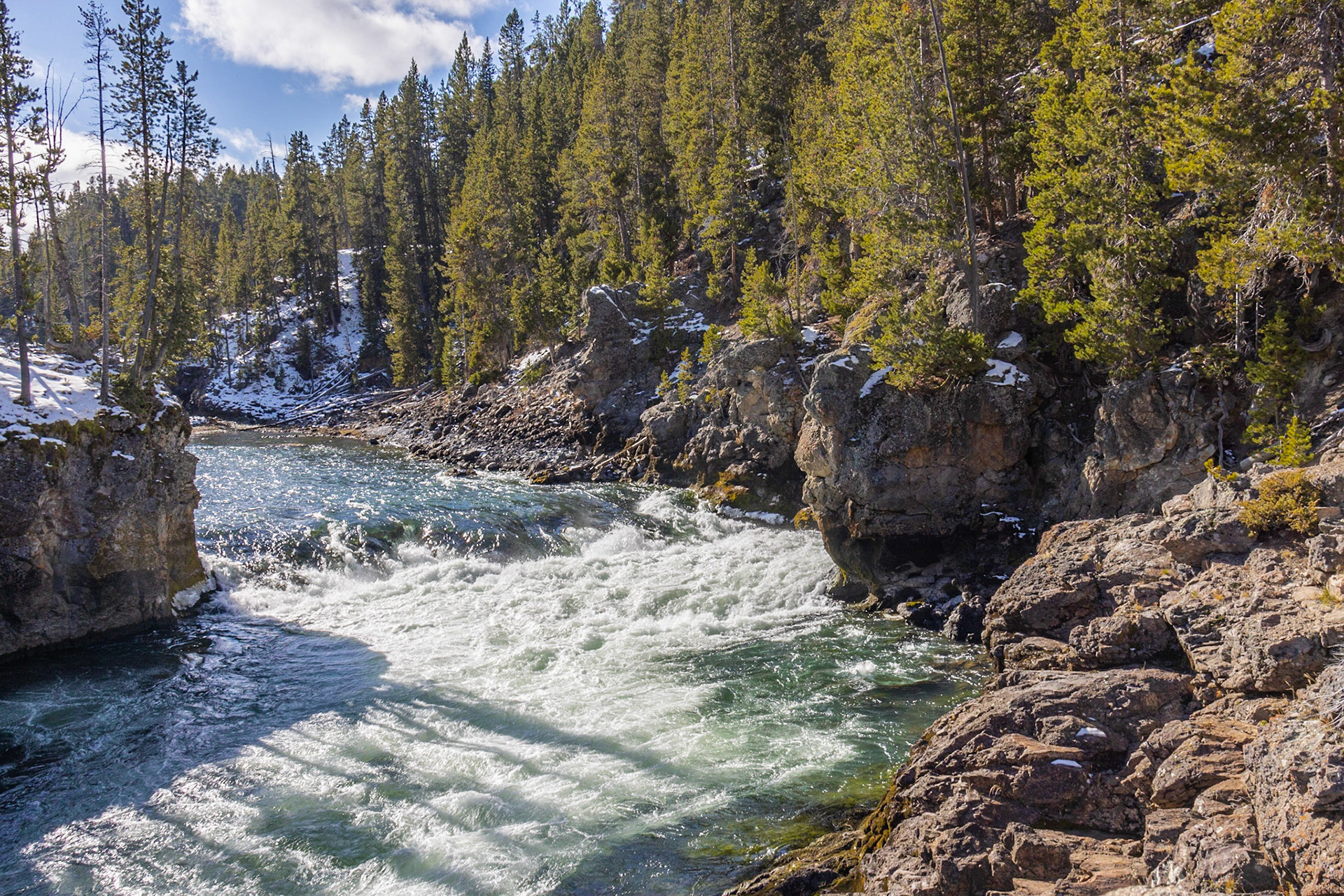 Upper Yellowston Falls NP WY