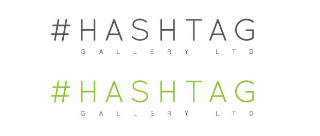 Independent art gallery re-branding
