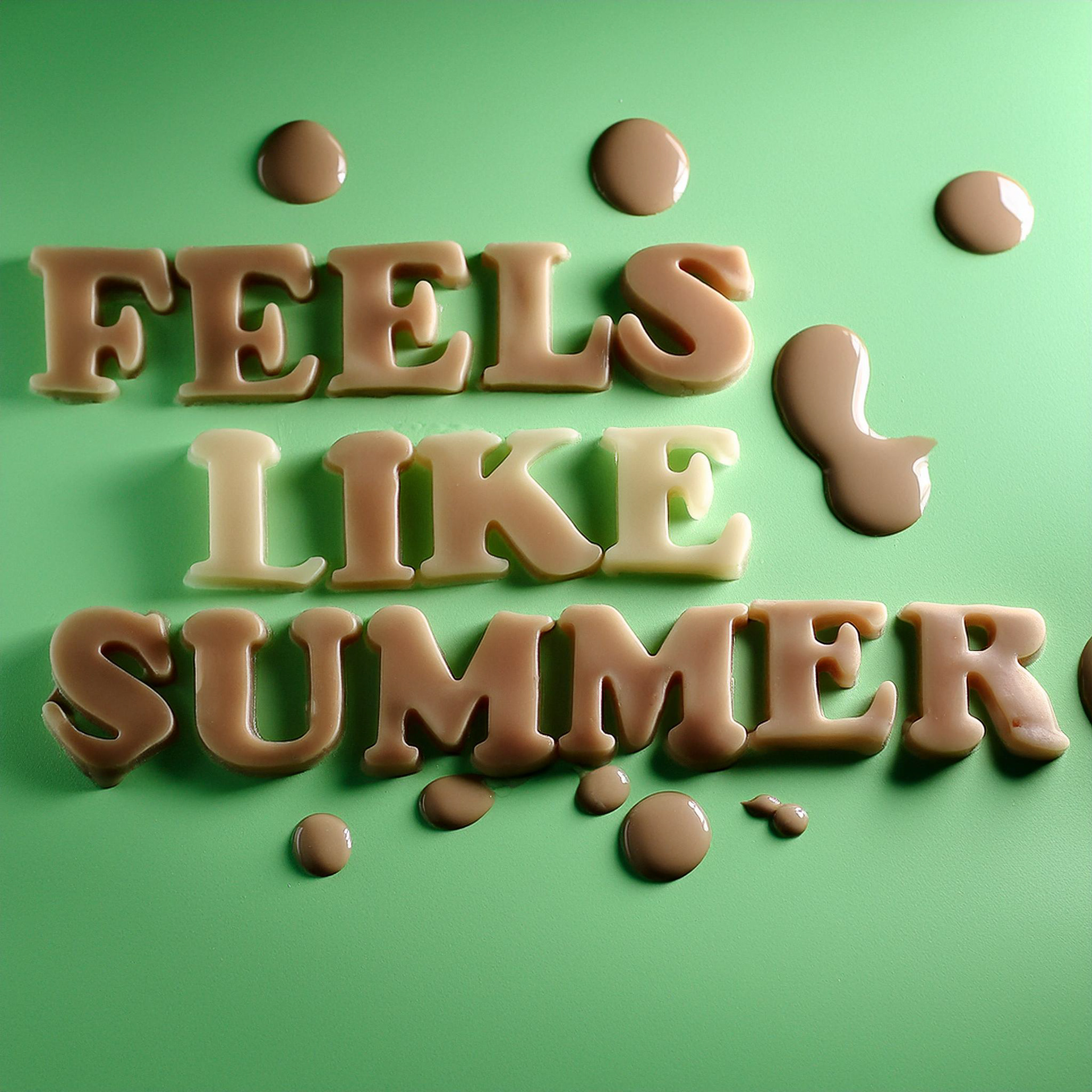 Melting popsicle letterign