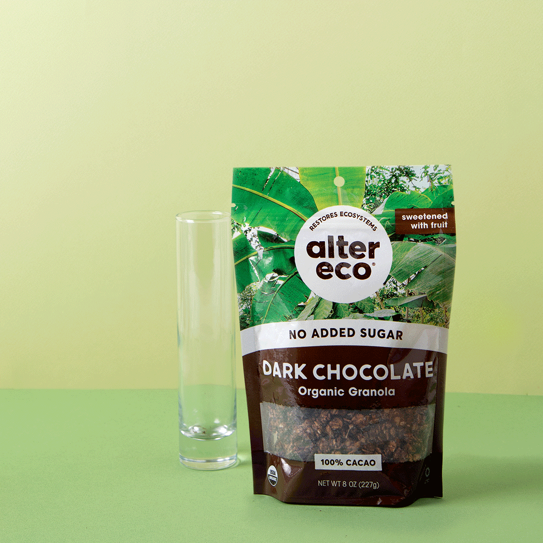 Listen to your mother (nature)! Breakfast is the most important meal for a reason. And with our clean, green no-sugar-added Granola, you can start your day deliciously and help restore mother nature, too. 