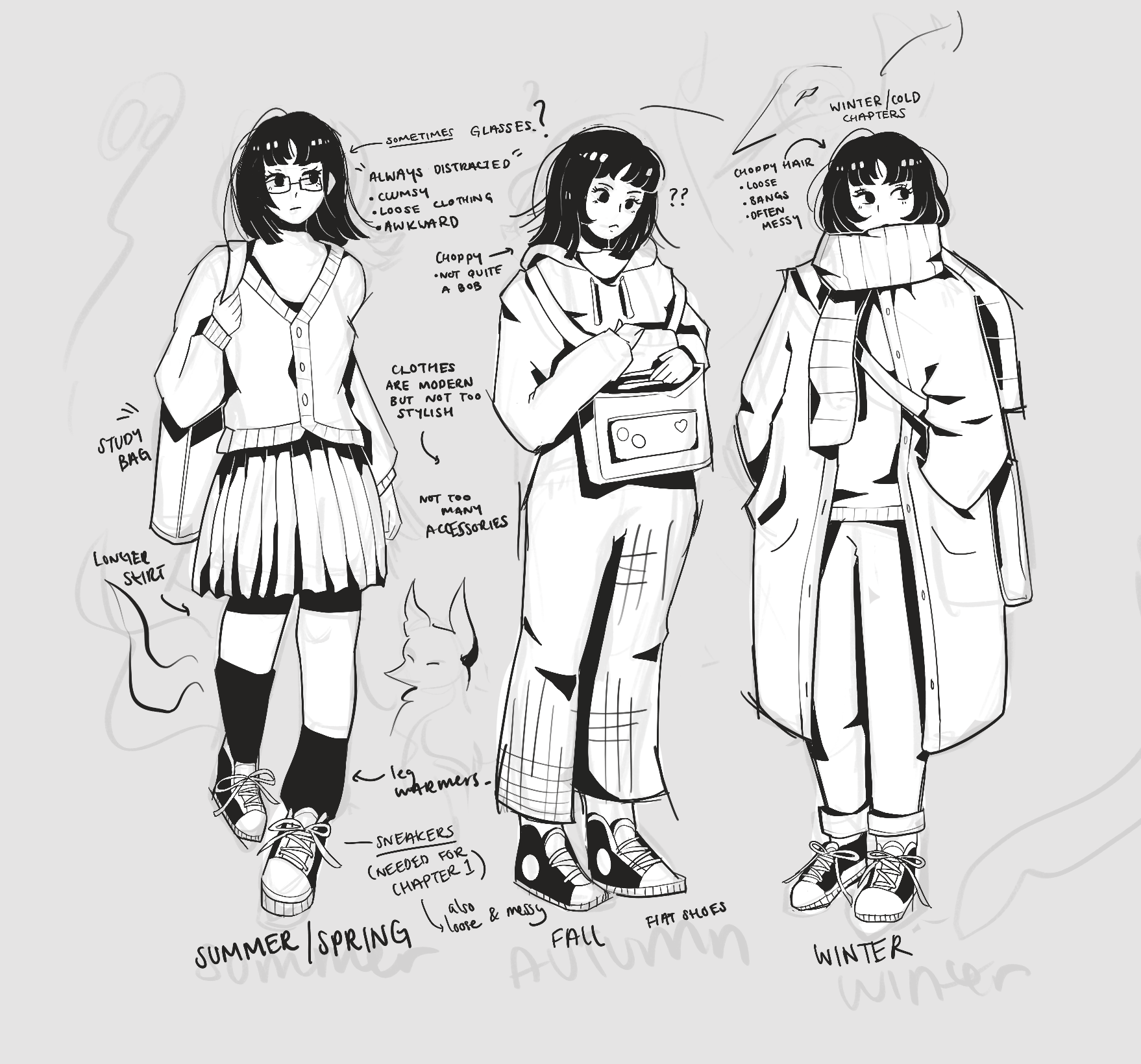 Outfit Exploration for Yumiko Yumira - YOKAI HAUNT (2023)