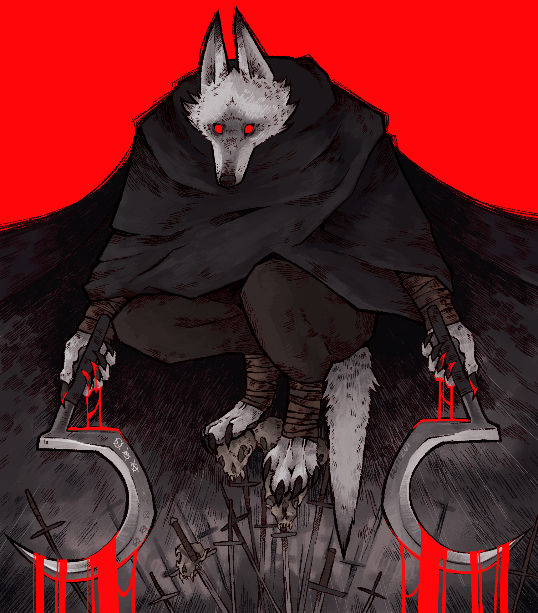 “Corre, corre” - Death the Wolf from Puss in Boots Last Wish