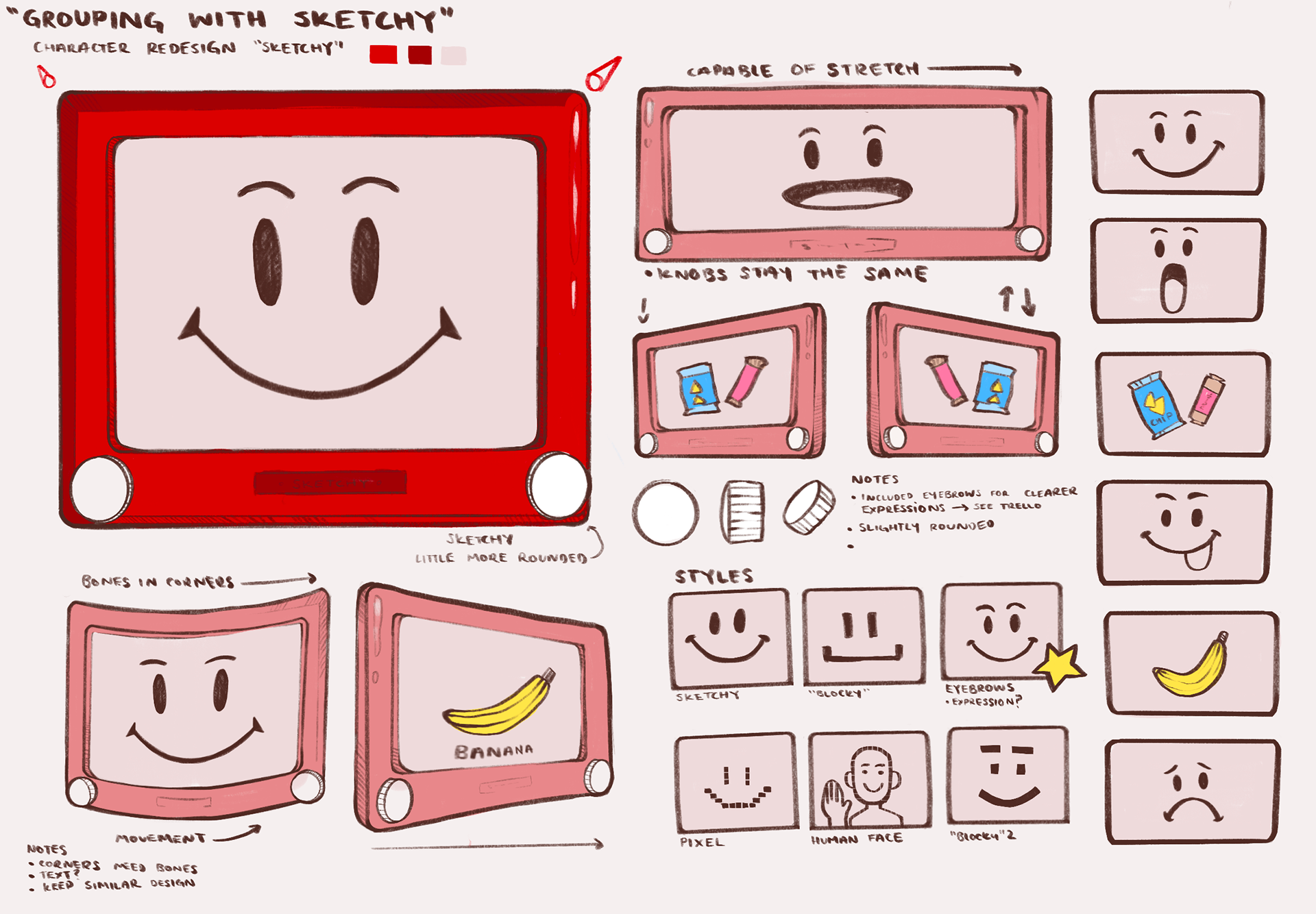 Sketchy Concept Re-development for “Grouping With Sketchy” (c) WHIZKID GAMES