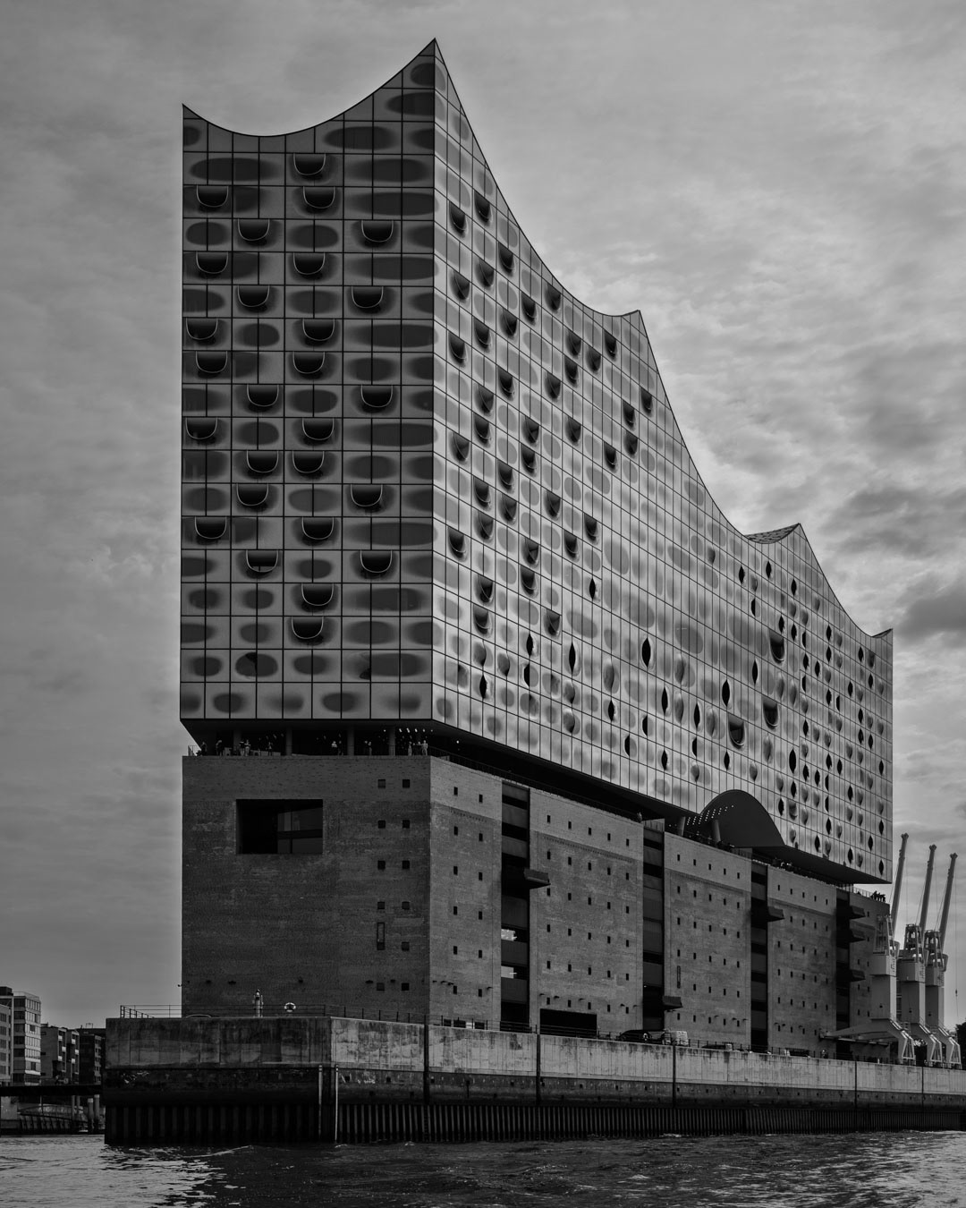 Sound Waves — The Elbphilharmonie captured in gentle twilight, Hamburg.