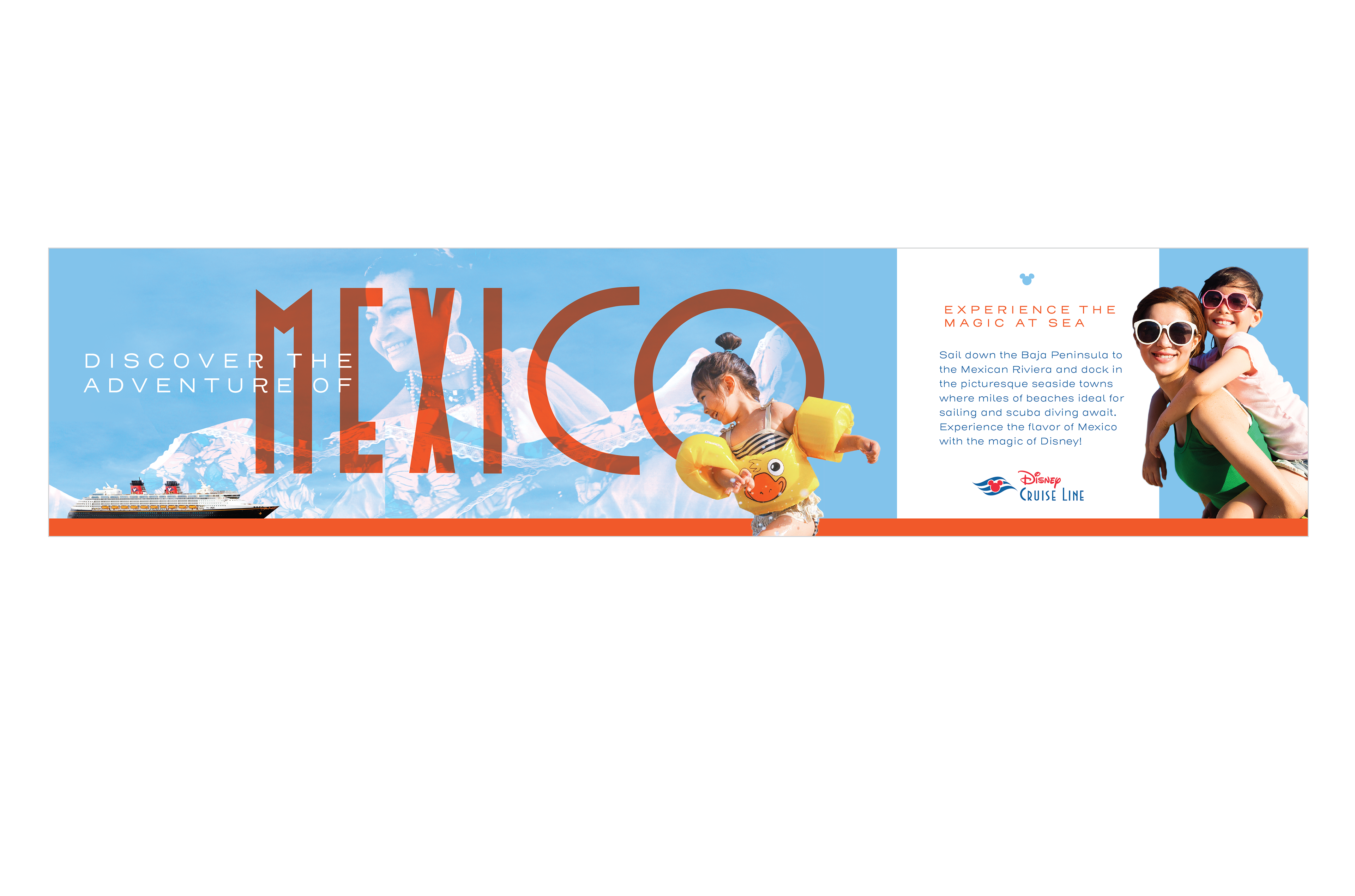 Disney Cruise Ad Campaign - bottom page banner