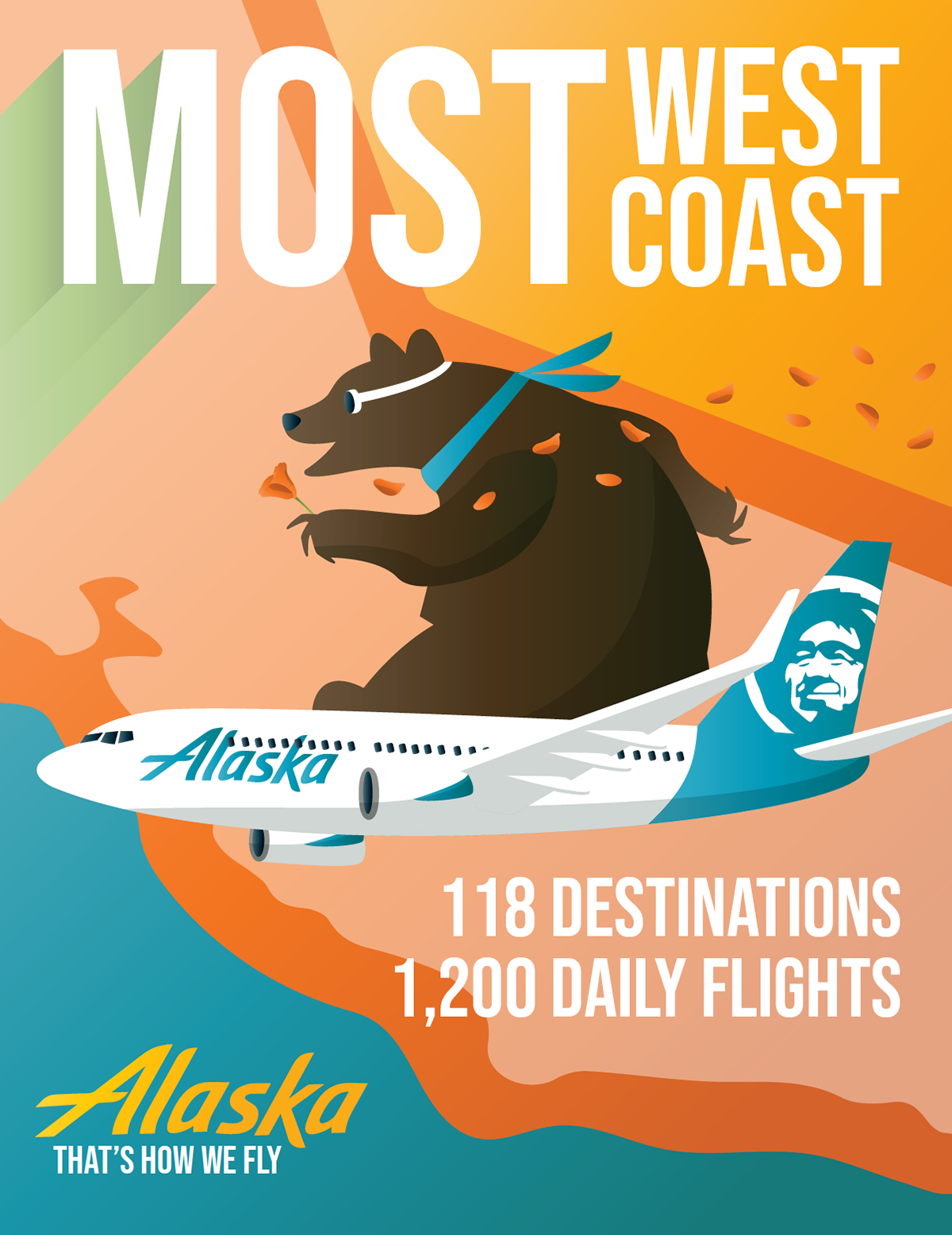 Alaska Airlines Promo Poster