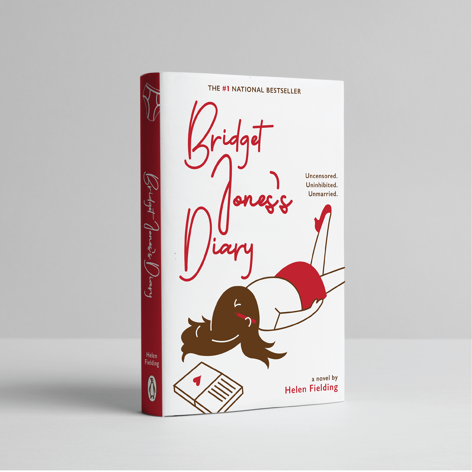 Bridget Jones's Diary book mock-up