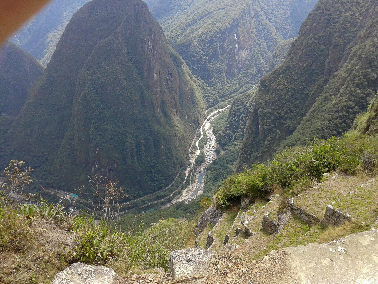 Machu Picchu: vista del Río Vilcanota