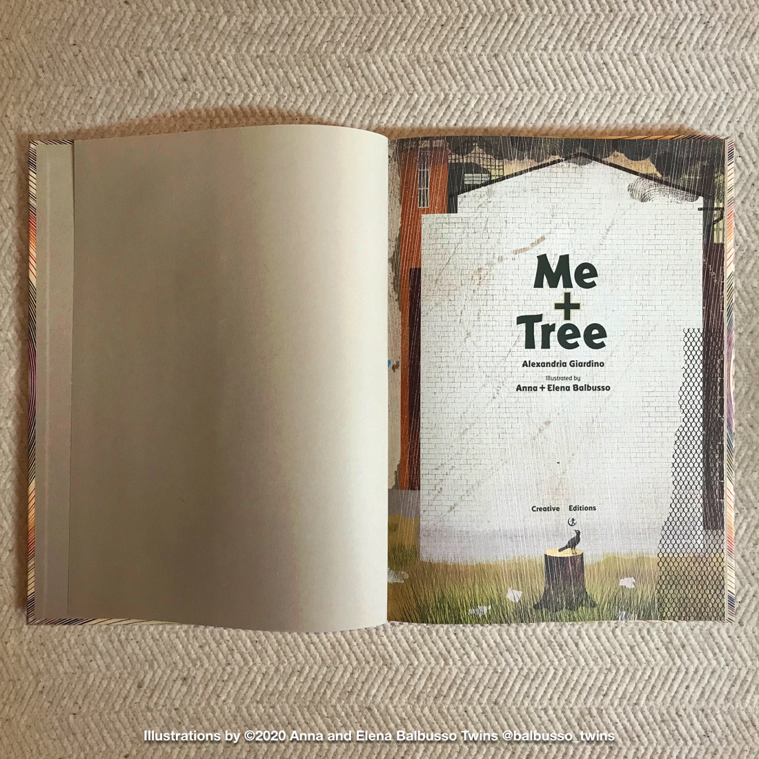 Me+Tree illustrated by ©2020 Balbusso Twins