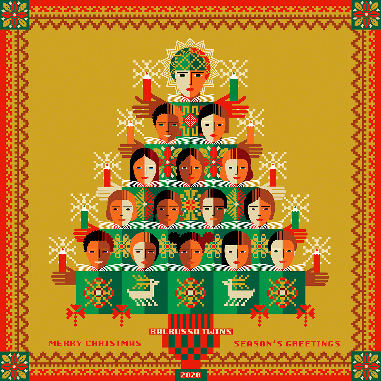 Christmas teaching card