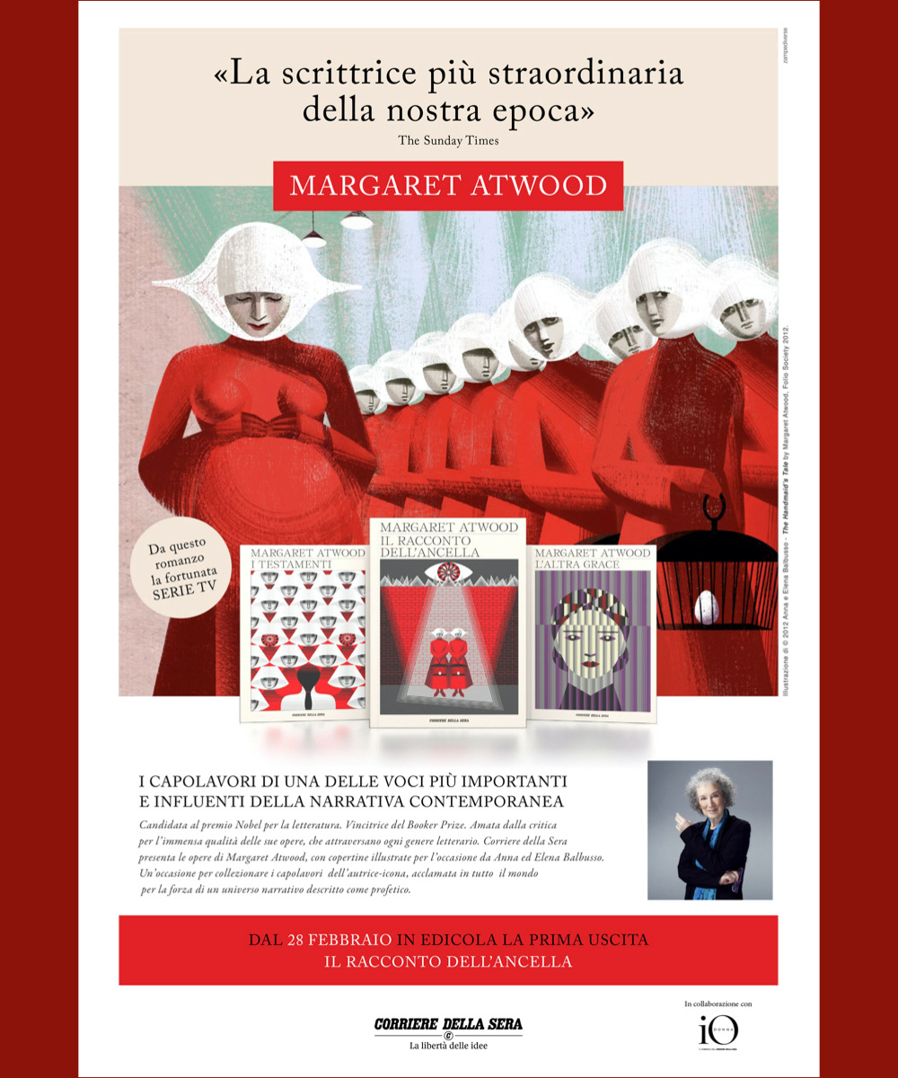AD - Our Pregnant art part of the illustrated edition The Handmaid's Tale for The Folio Society @foliosociety UK