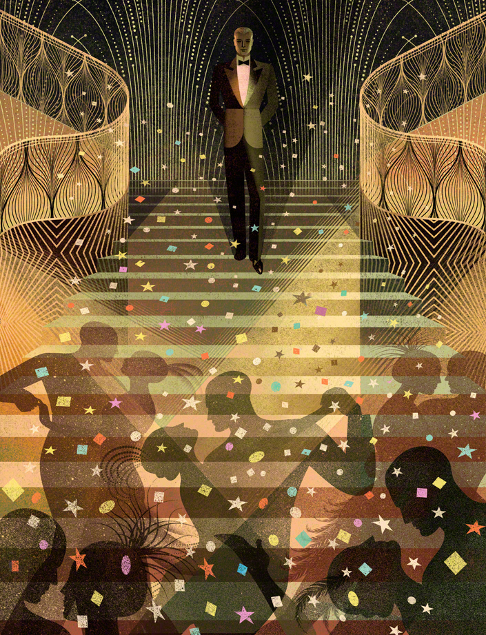 The Great Gatsby - Party art by Balbusso Twins