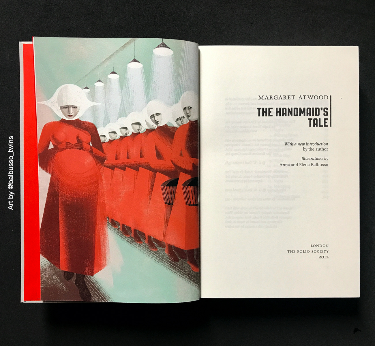 Pregnant art for The Handmaid's Tale, illustrated edition The Handmaid's Tale for The Folio Society