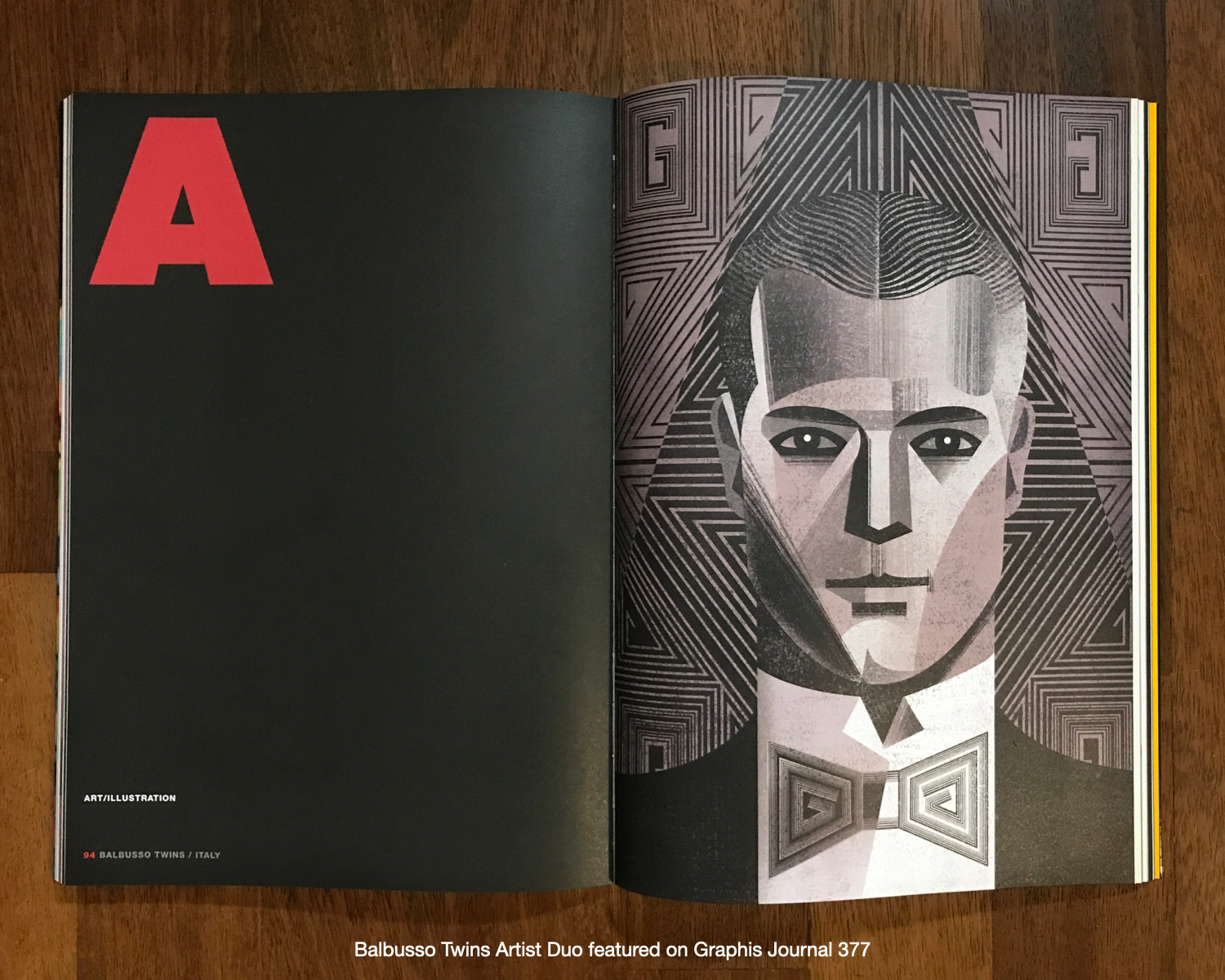 Balbusso Twins featured Graphis Journal 377