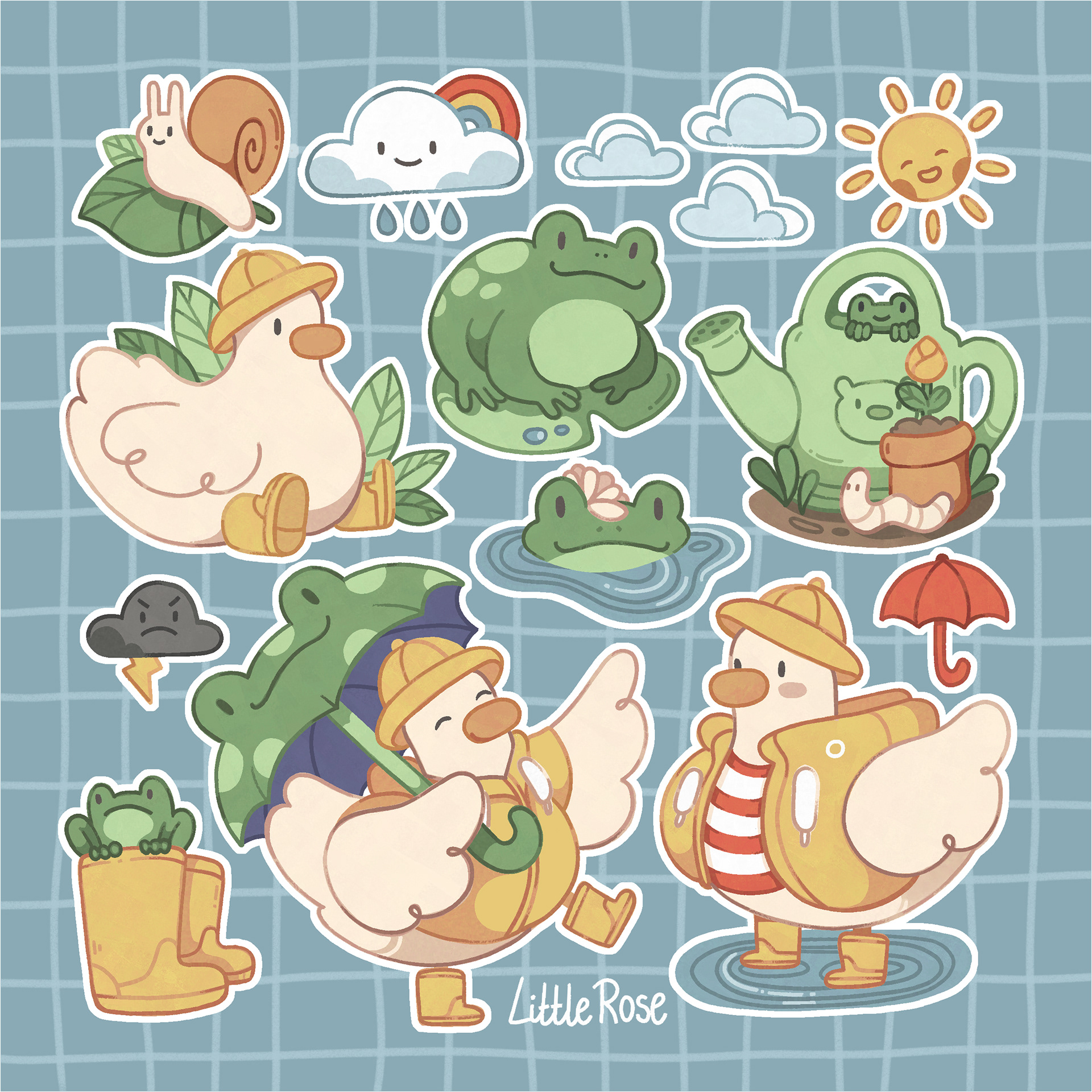 Stickerset - freie Arbeit