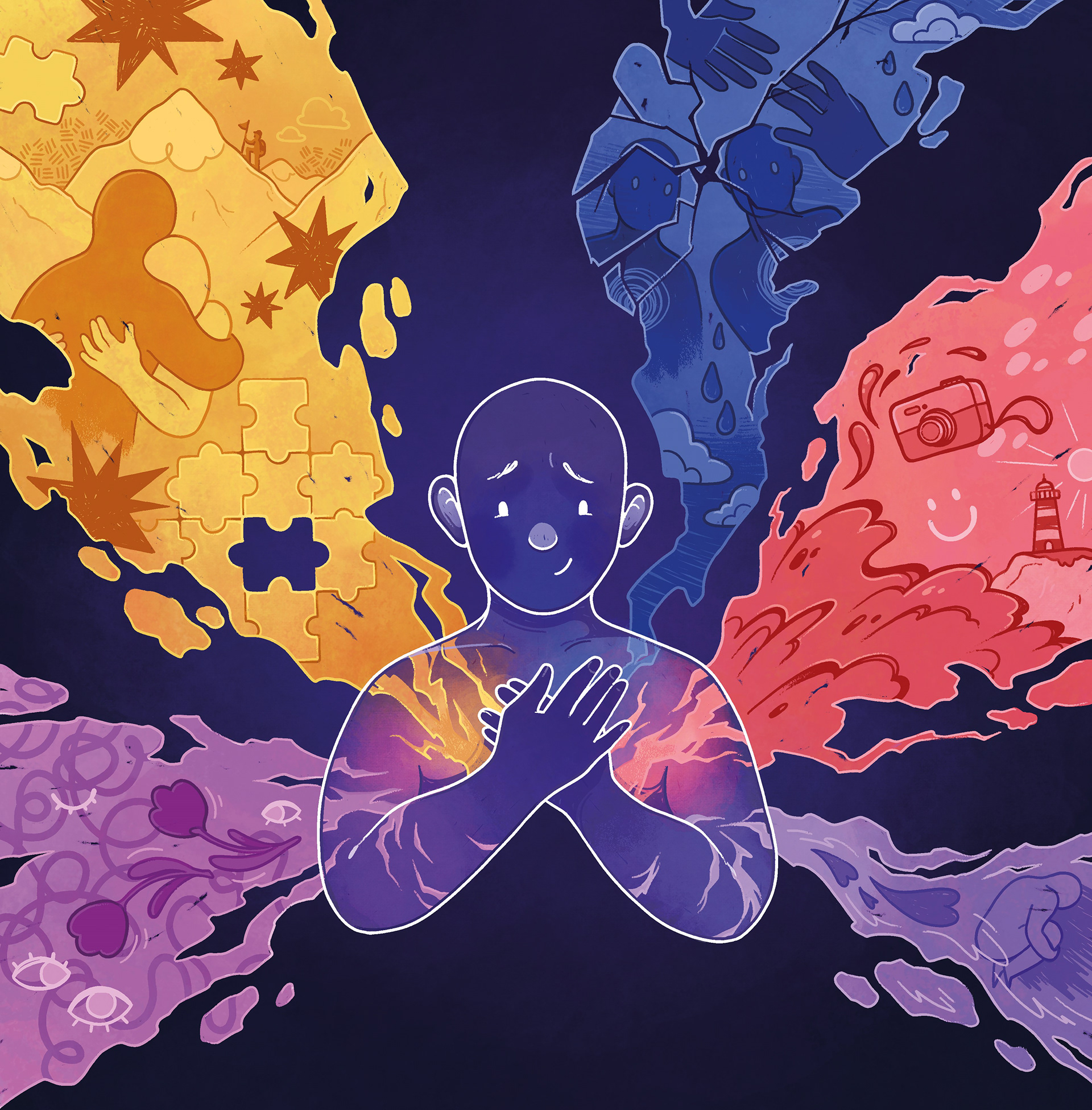 Seelische Narben - Auftragsarbeit