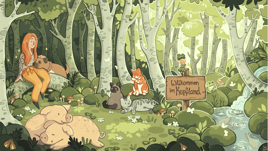 Kupferfuchs Twitch Hintergrund