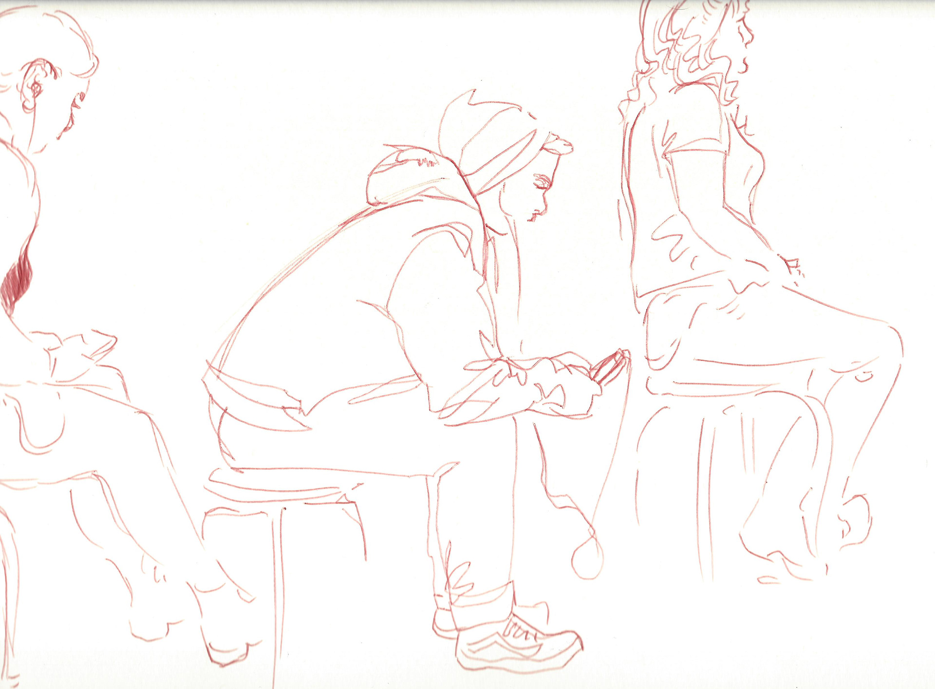 Life drawing - Chilling