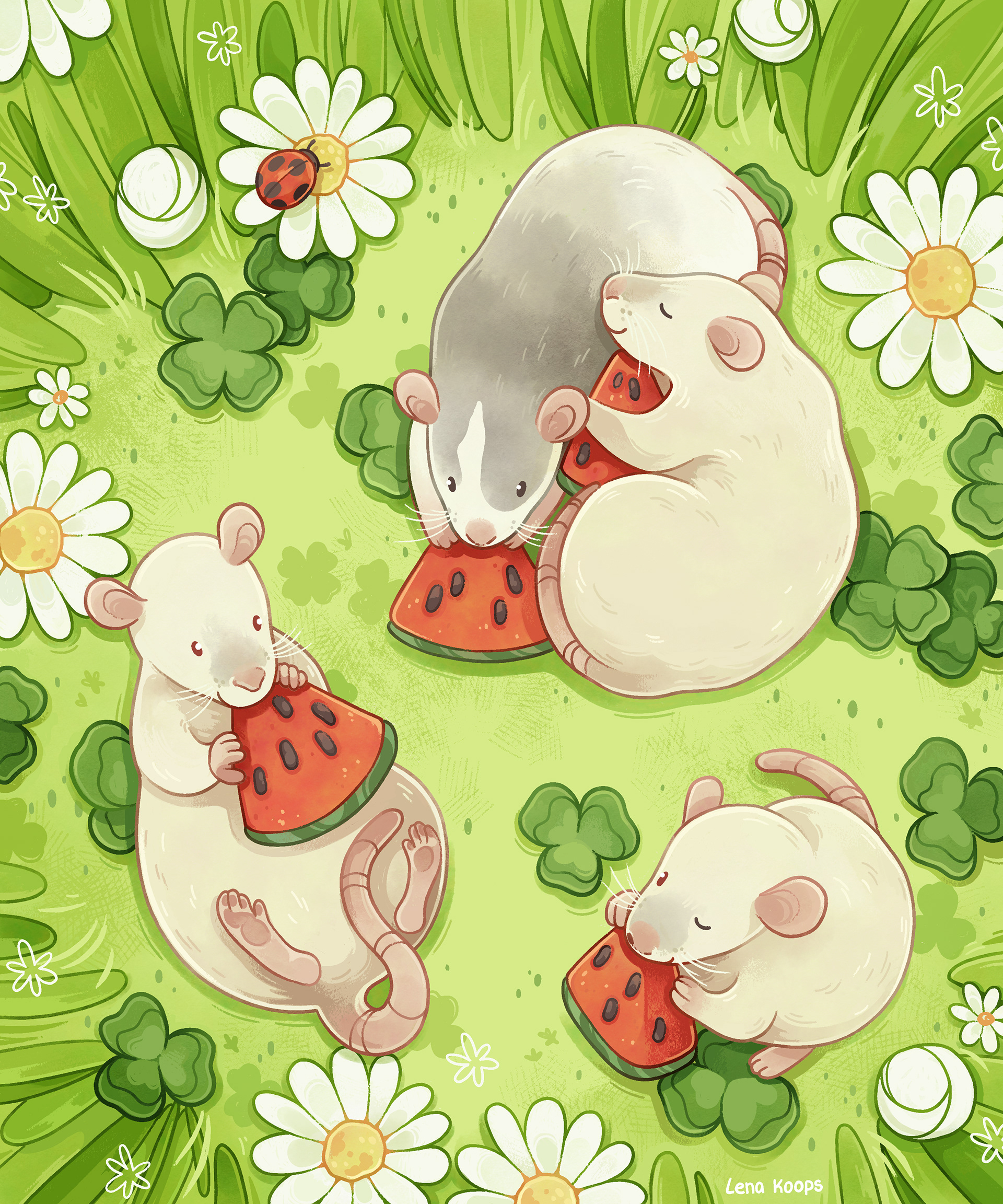 Sommer-Ratten - Auftragsarbeit