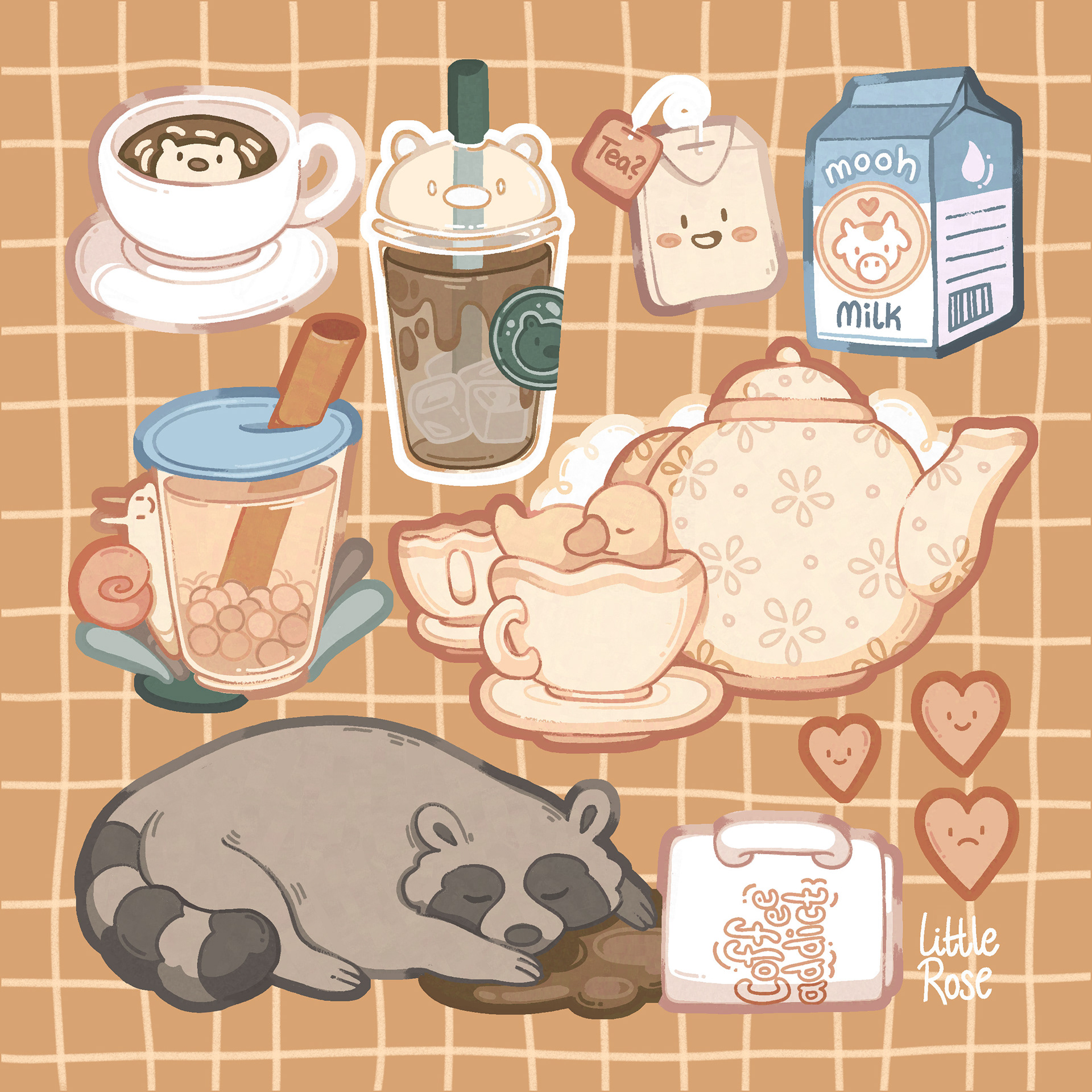 Stickerset - freie Arbeit