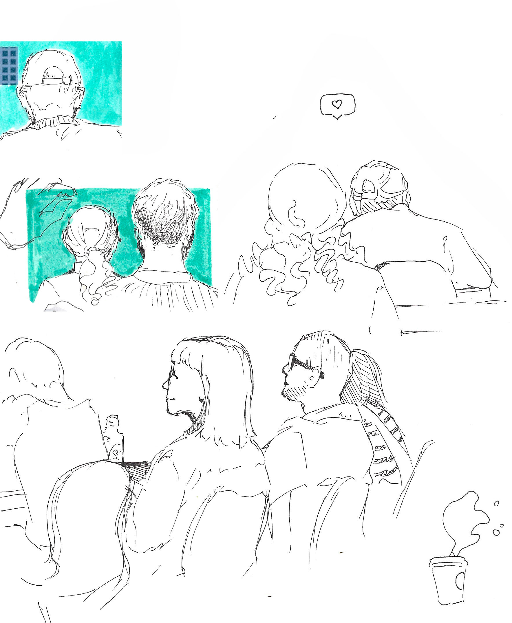 Life drawing - boring lecture