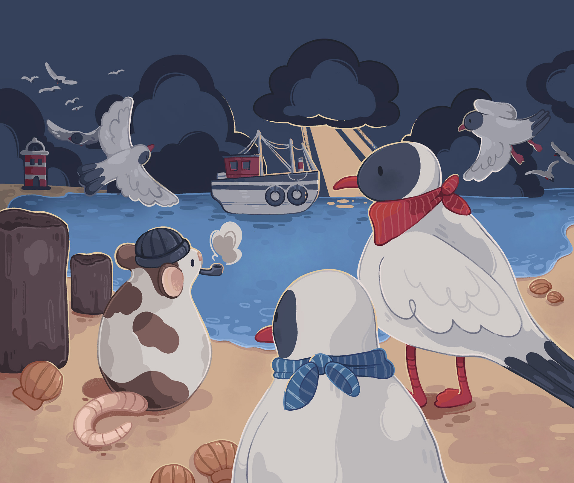 Kalender Illustration - Gruppenprojekt